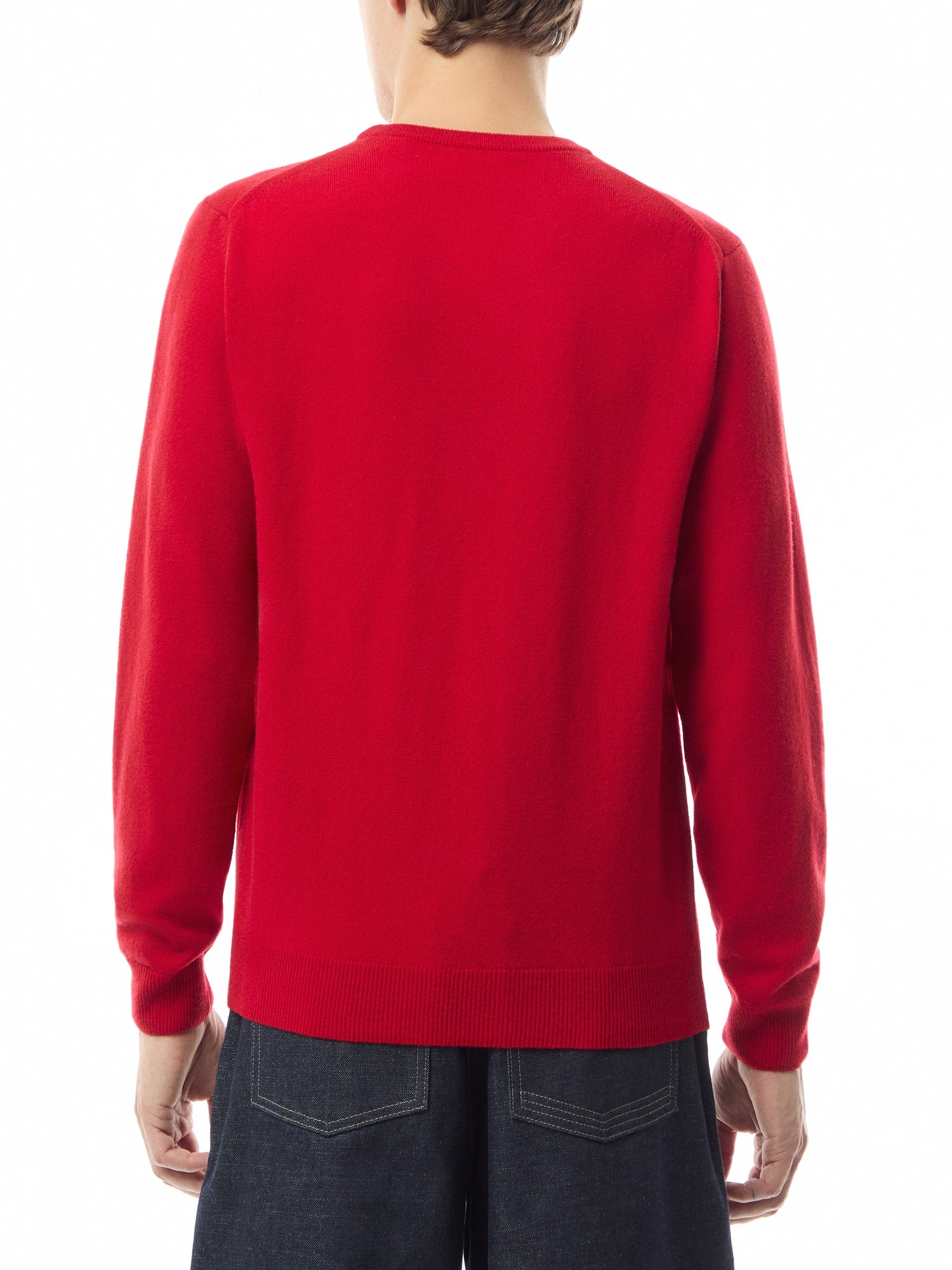 Crew Neck Superfine Lambswool Sweater