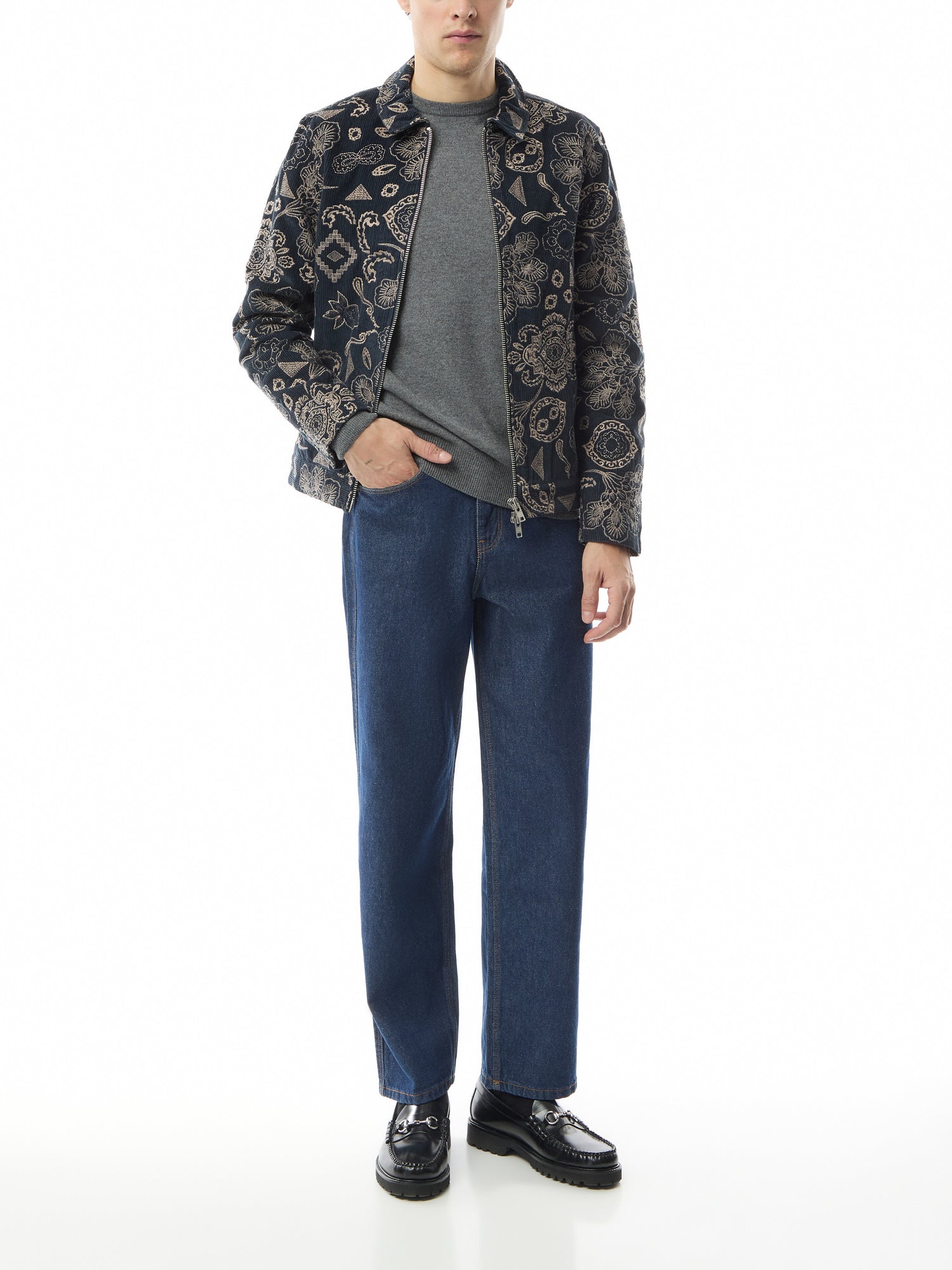 Crew Neck Superfine Lambswool Sweater