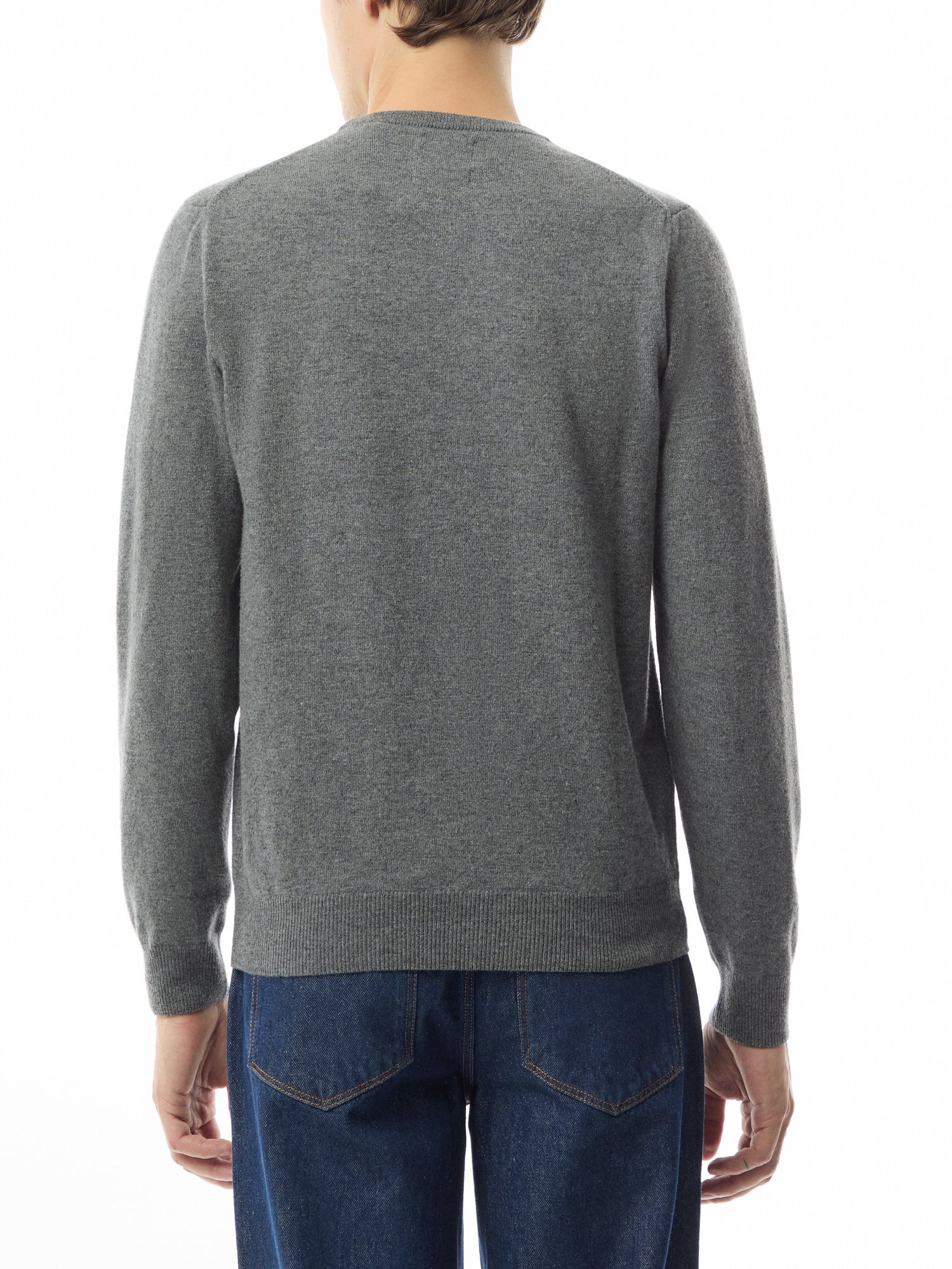 Crew Neck Superfine Lambswool Sweater