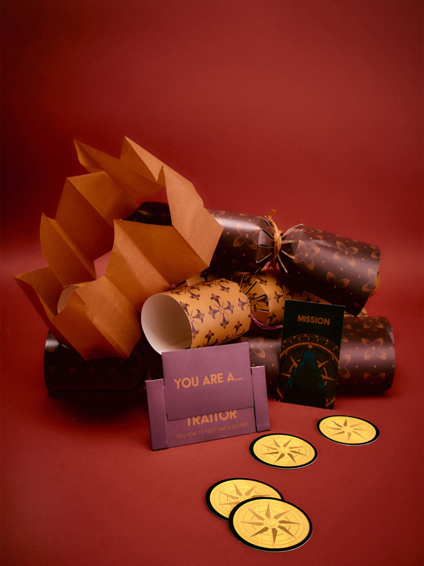 The Traitors Christmas Crackers