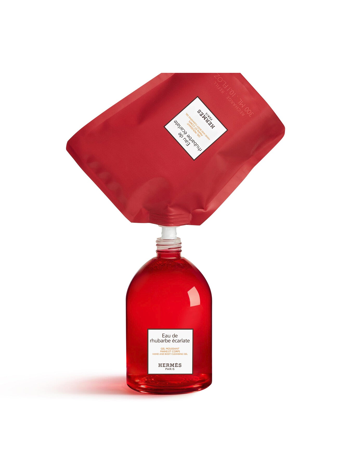 Eau de rhubarbe écarlate hand and body cleansing gel refill 300ml