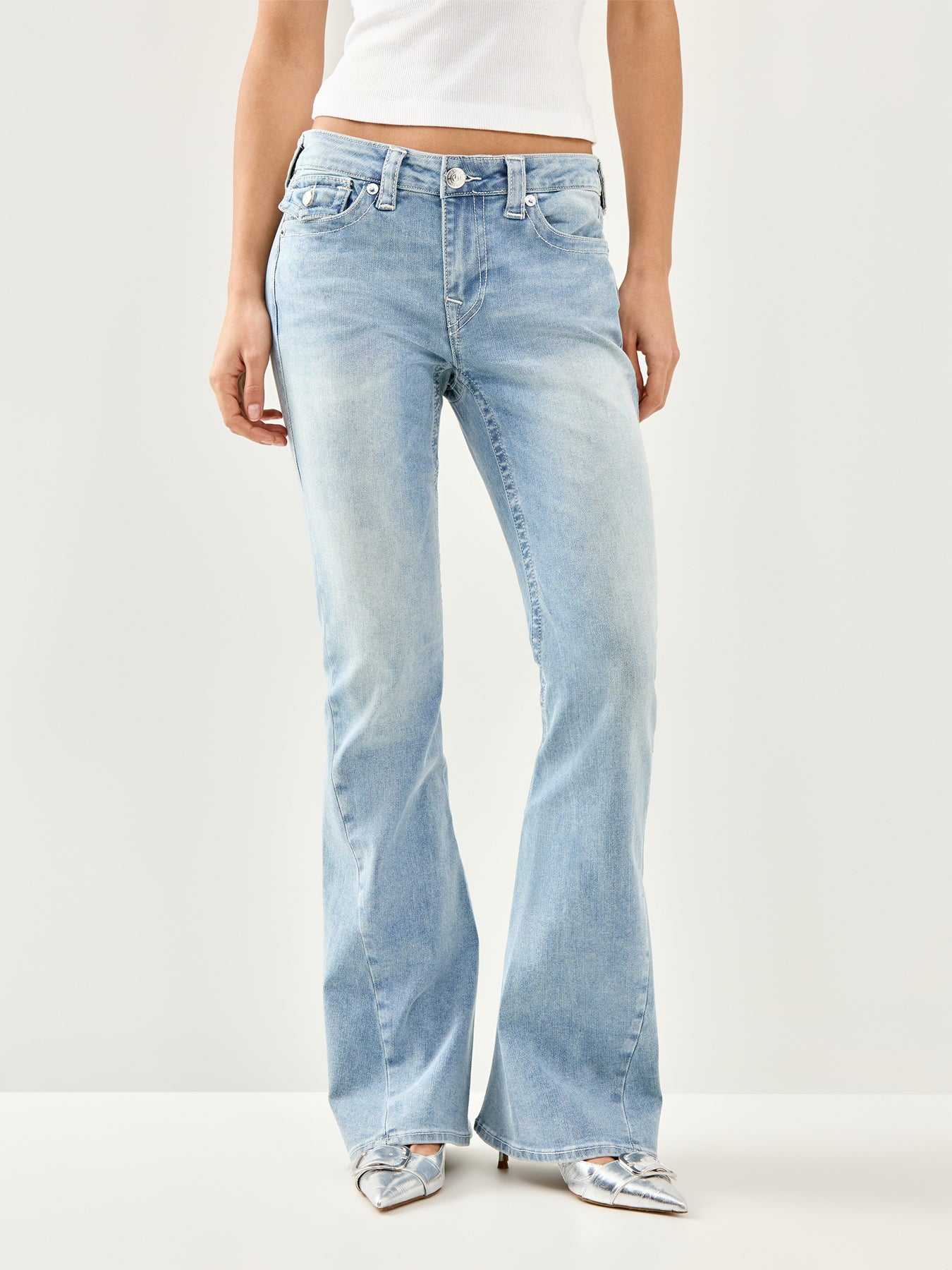 Joey Mid Rise Flare Flap