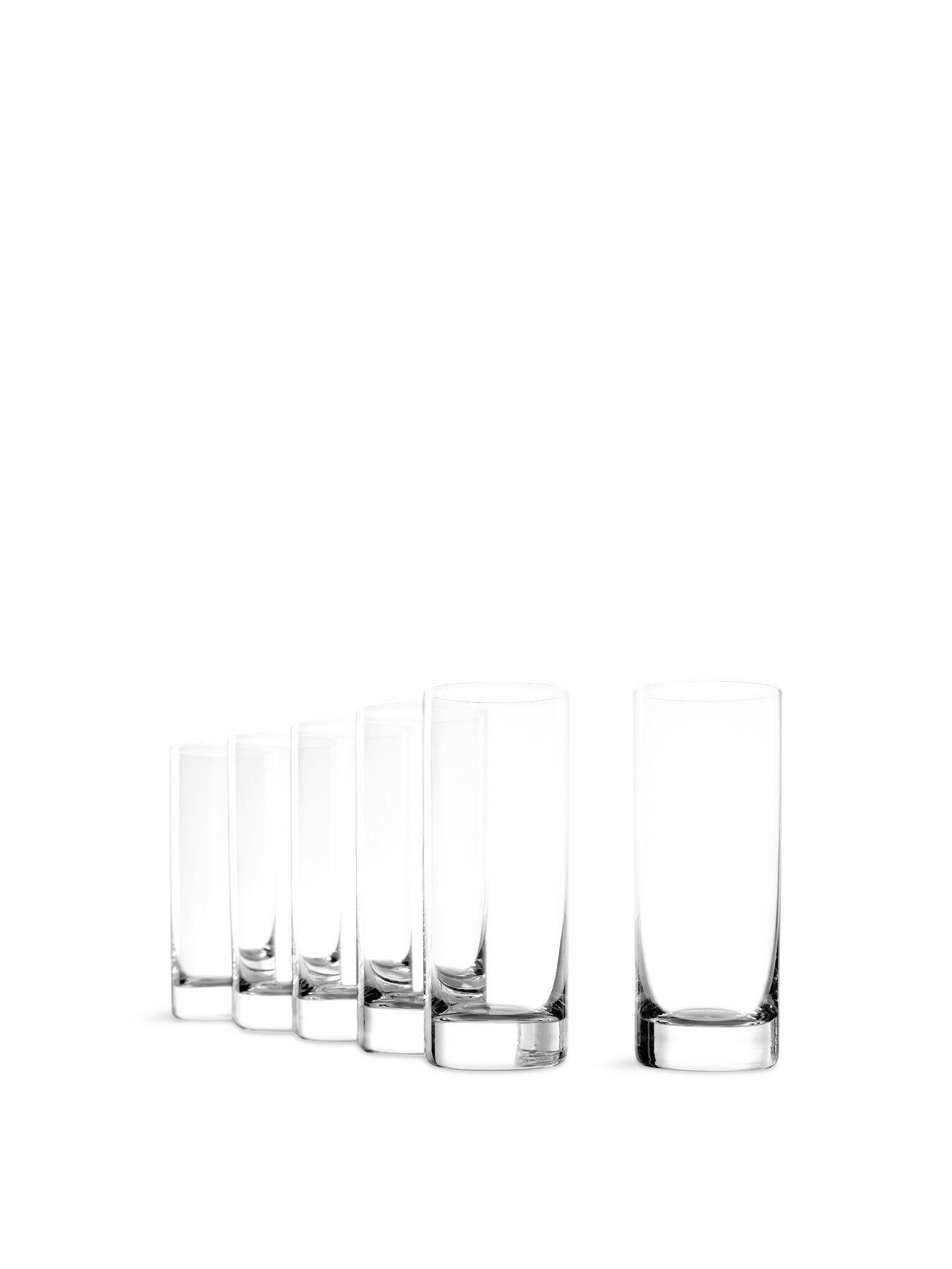 New York Bar Long Drink Glasses Set of 6