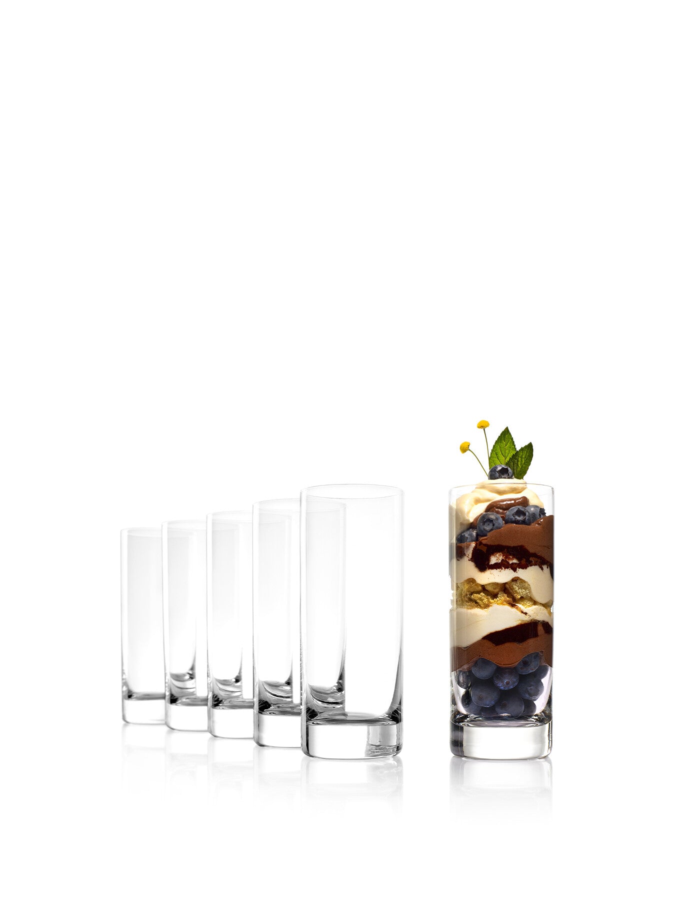 New York Bar Long Drink Glasses Set of 6
