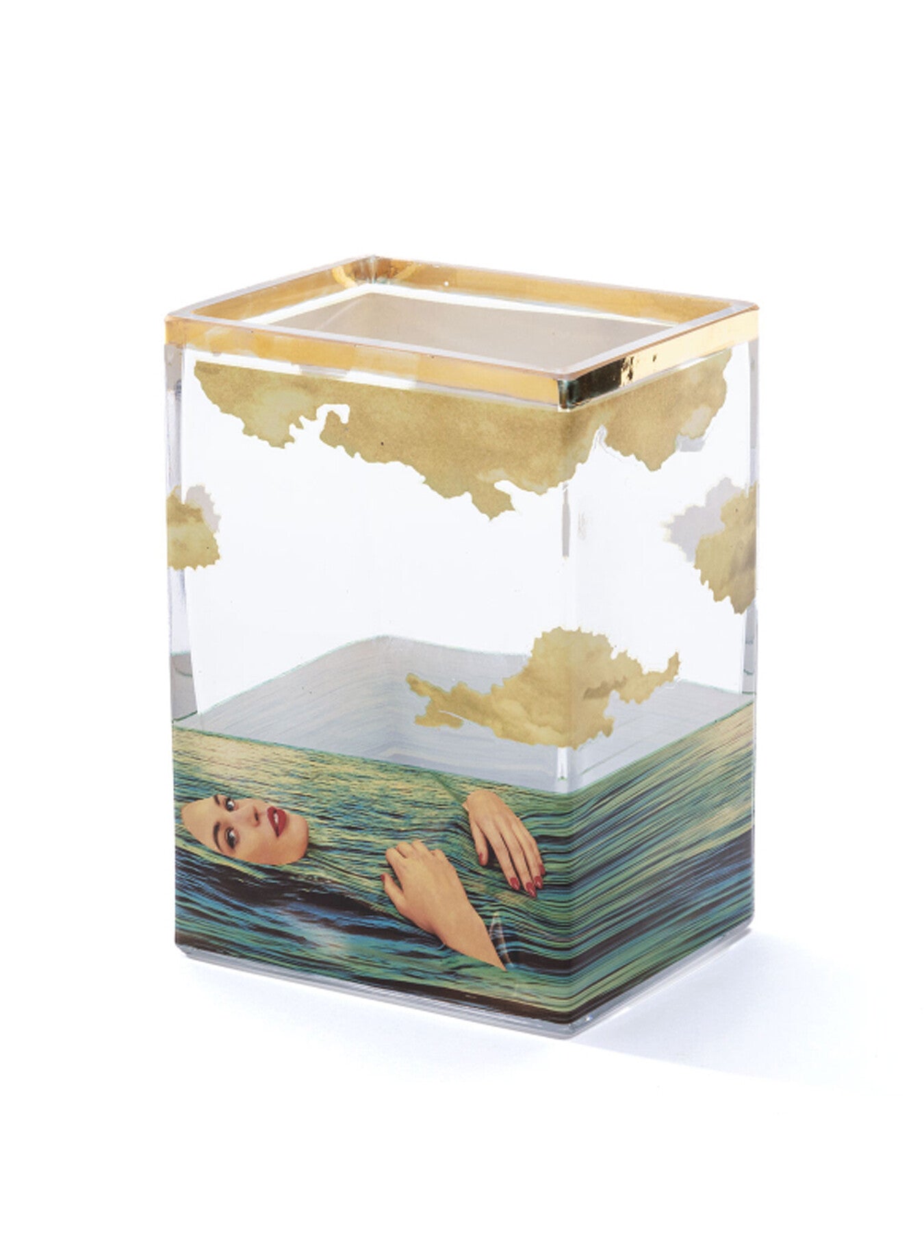 Toiletpaper Glass Vase