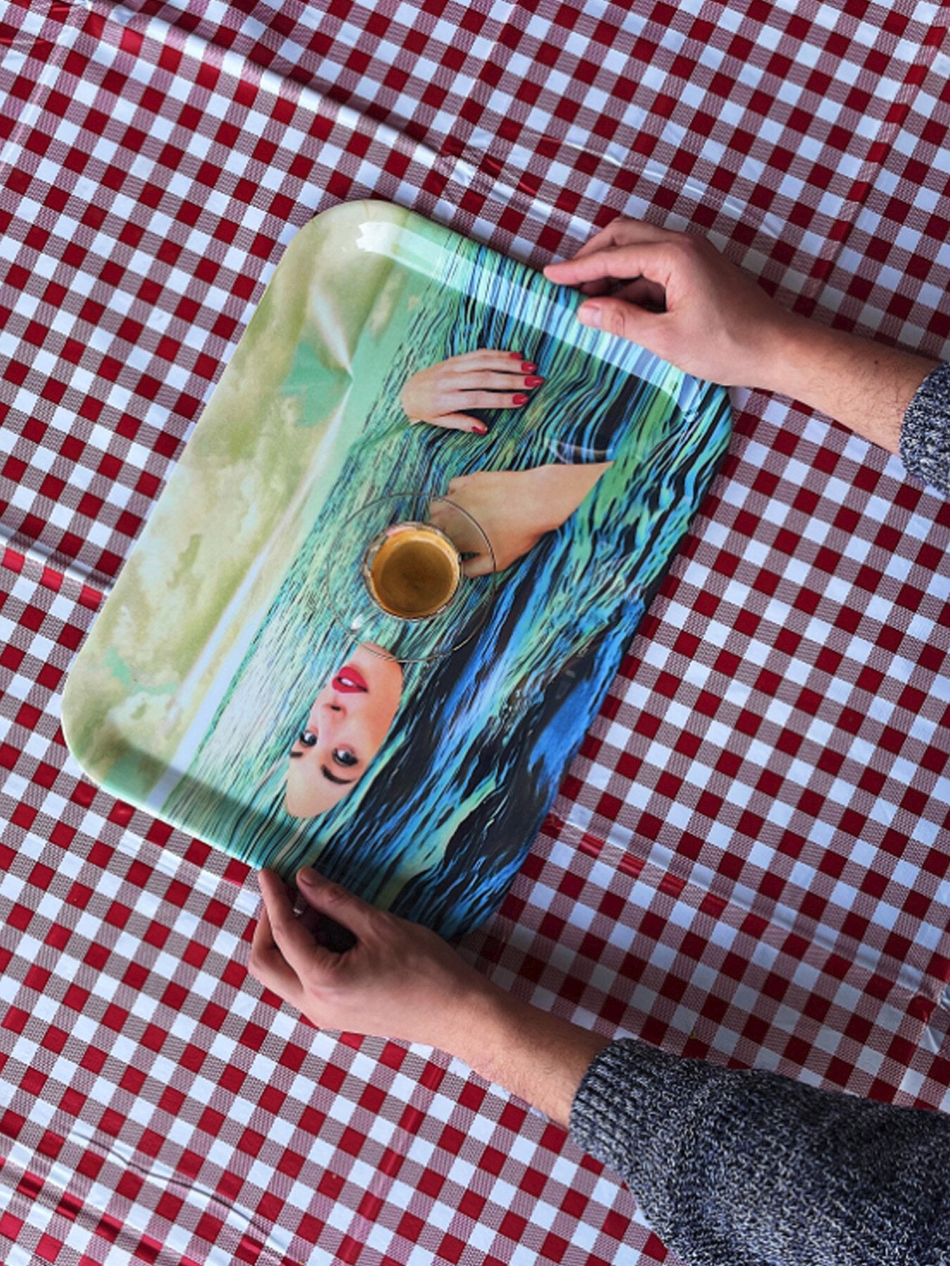 Toiletpaper Melamine Tray