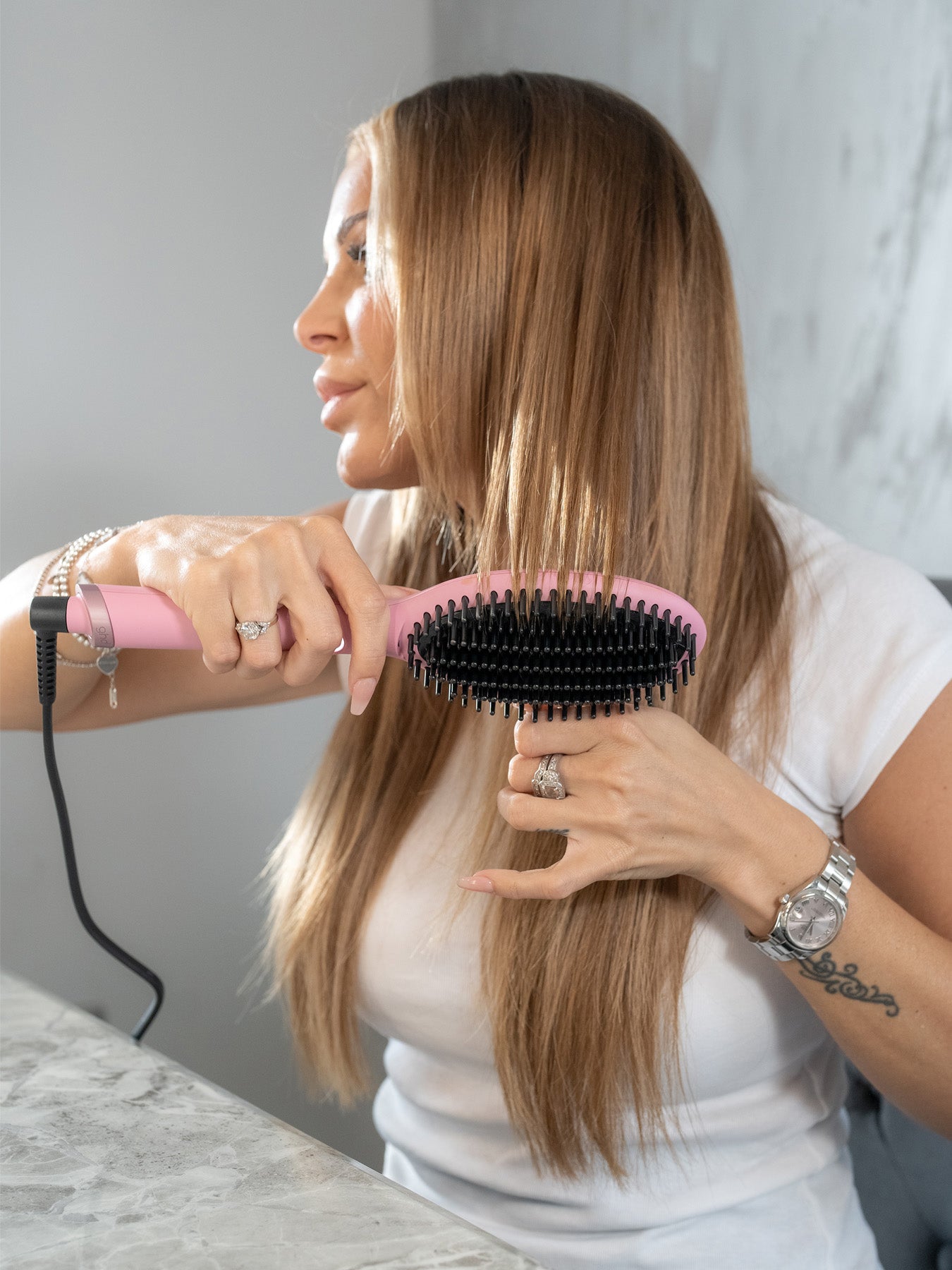 Pink Collection Glide Hot Brush