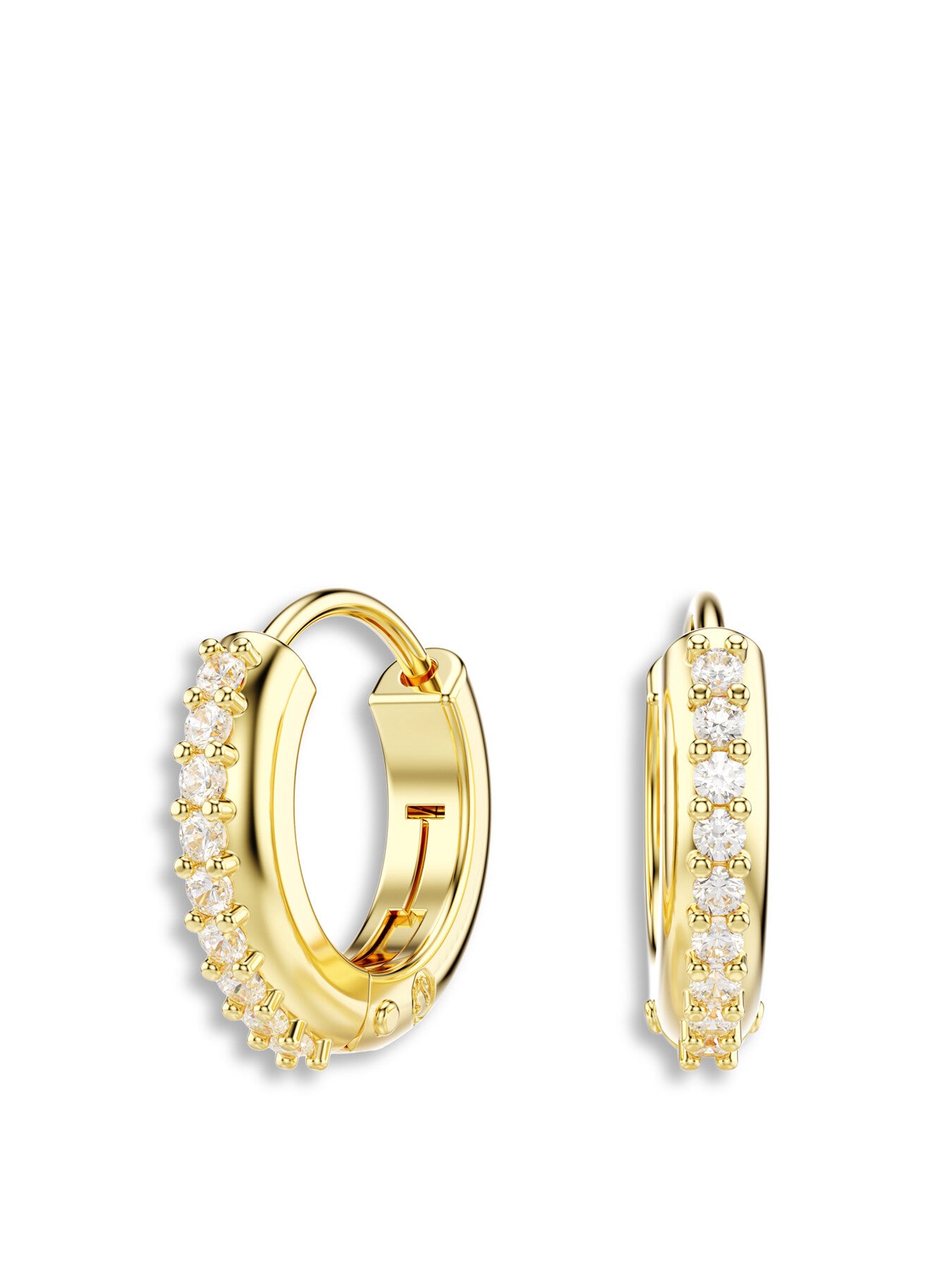 Matrix Round Cut Hoop Earrings