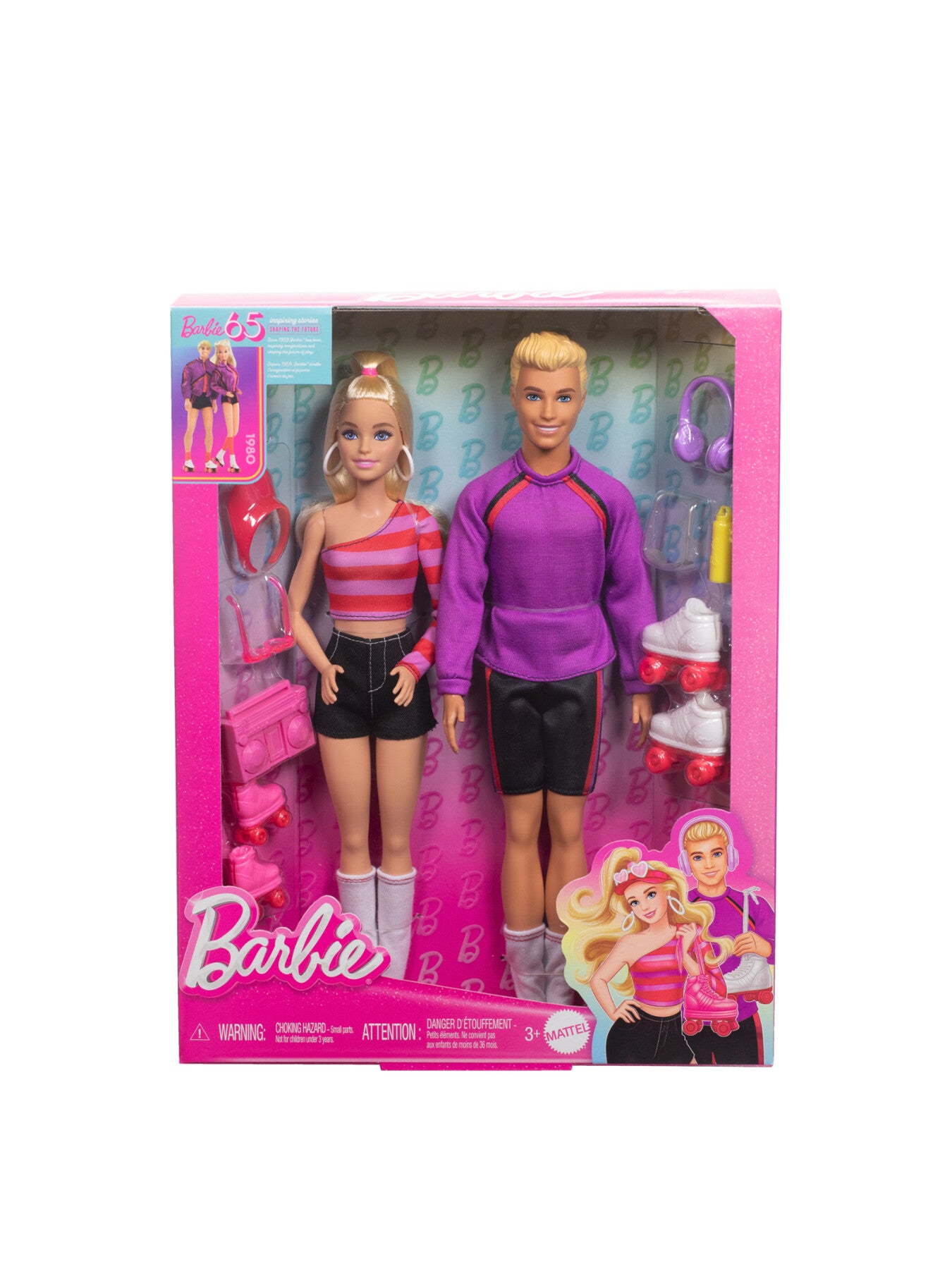 65th Anniversary Barbie Ken Fashionista 2-Pack