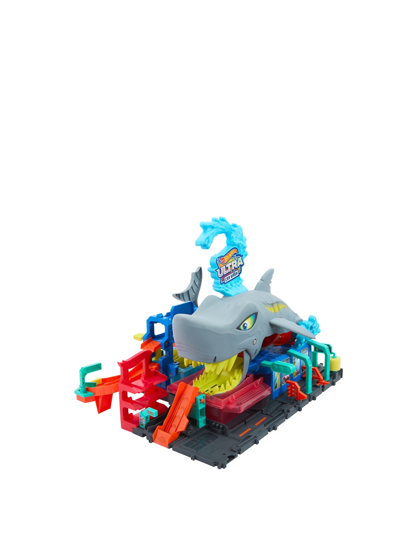 Hot Wheels City Ultra Shark Car Wash