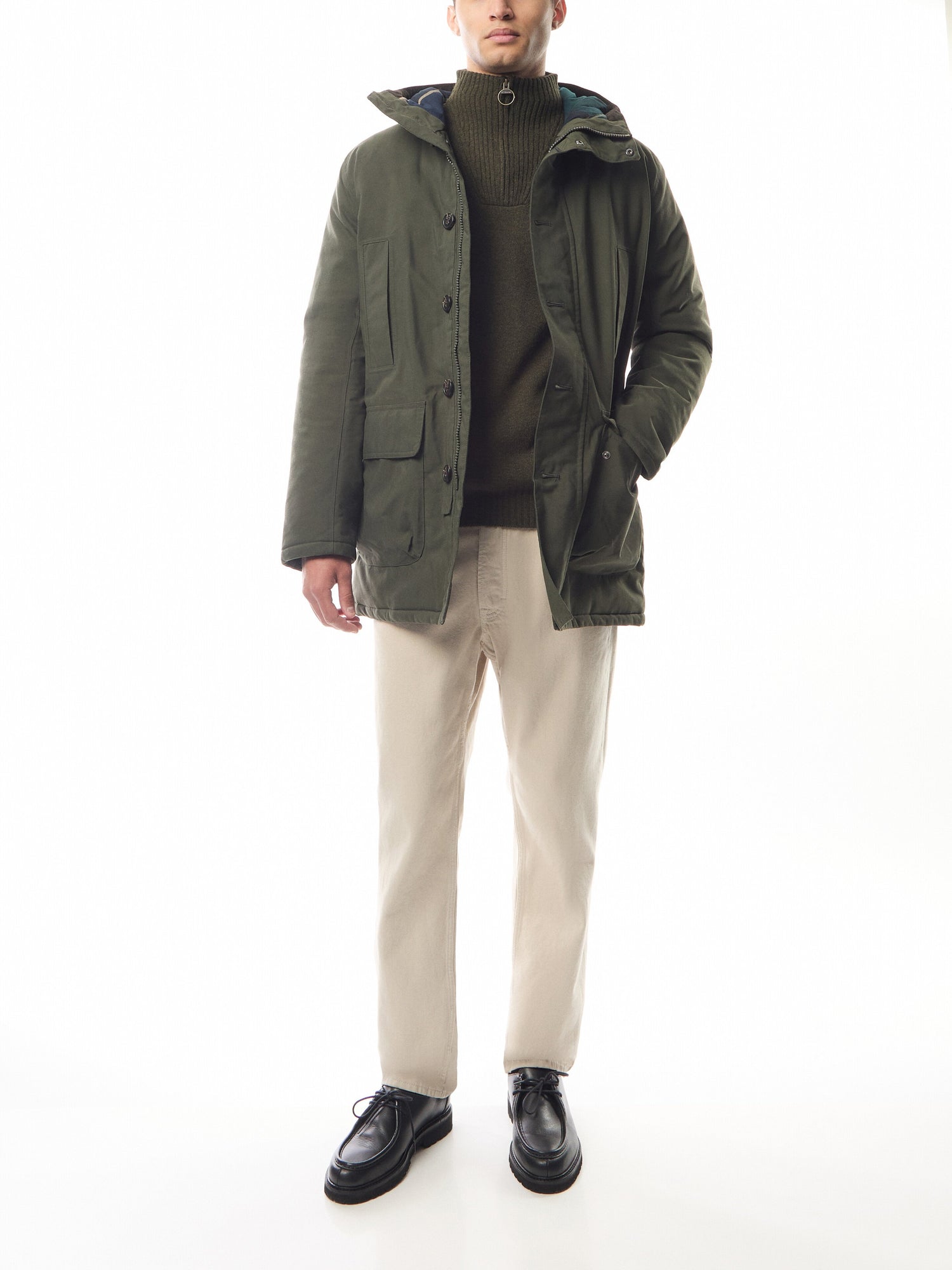 Essential Lambswool Half Zip Knitted Jumper