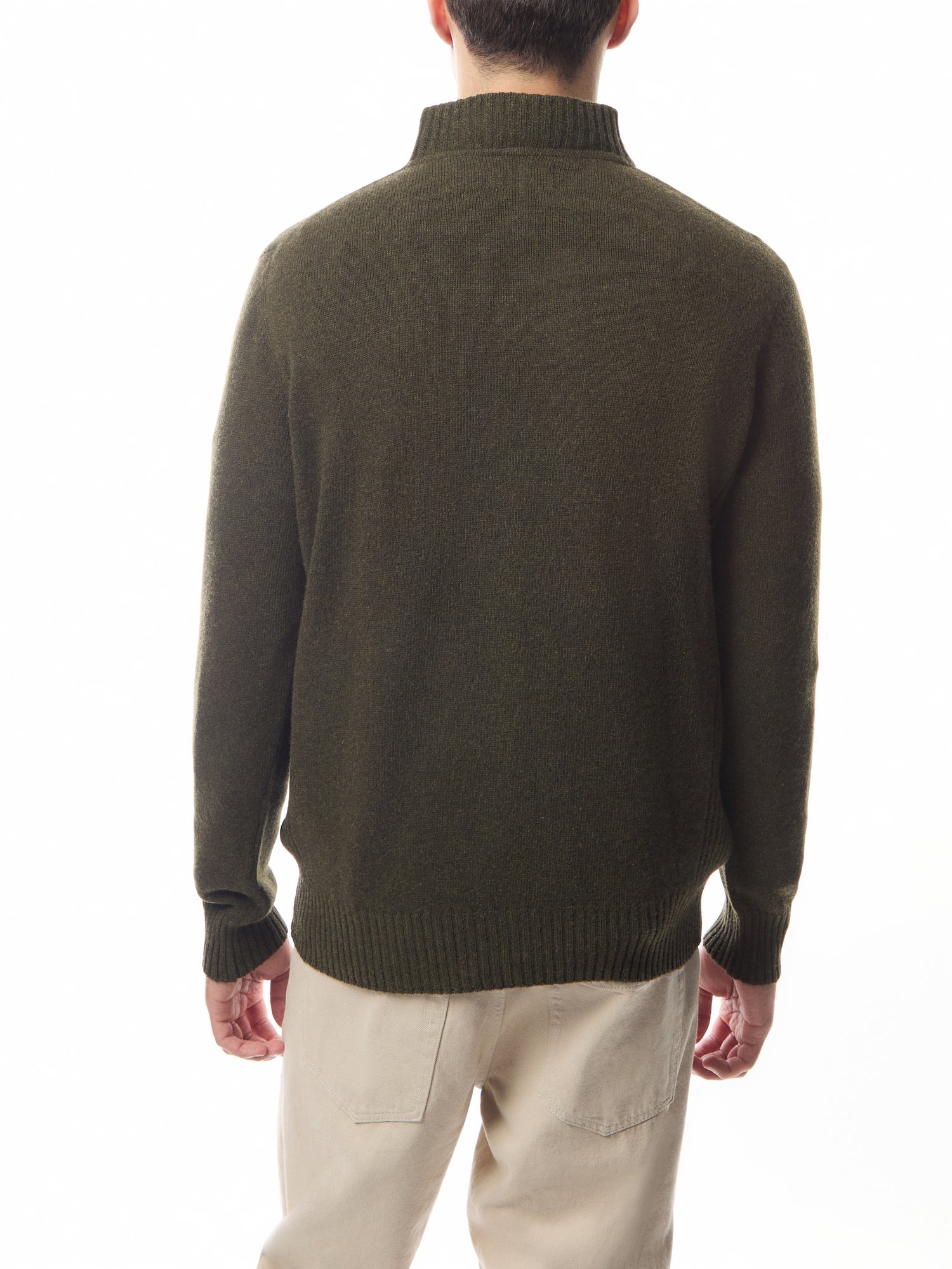 Essential Lambswool Half Zip Knitted Jumper