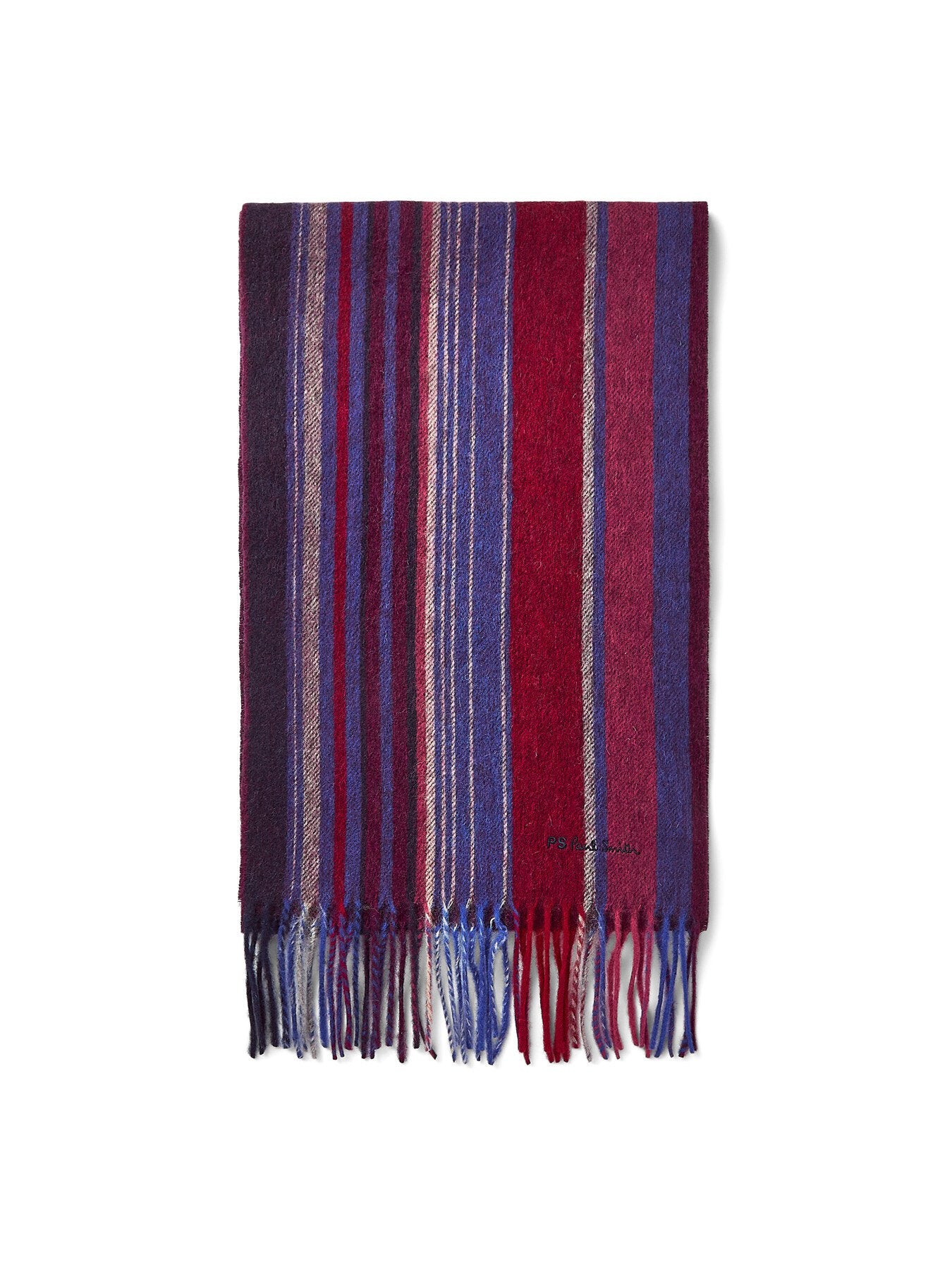 Stripe Wool Scarf Multi Colour