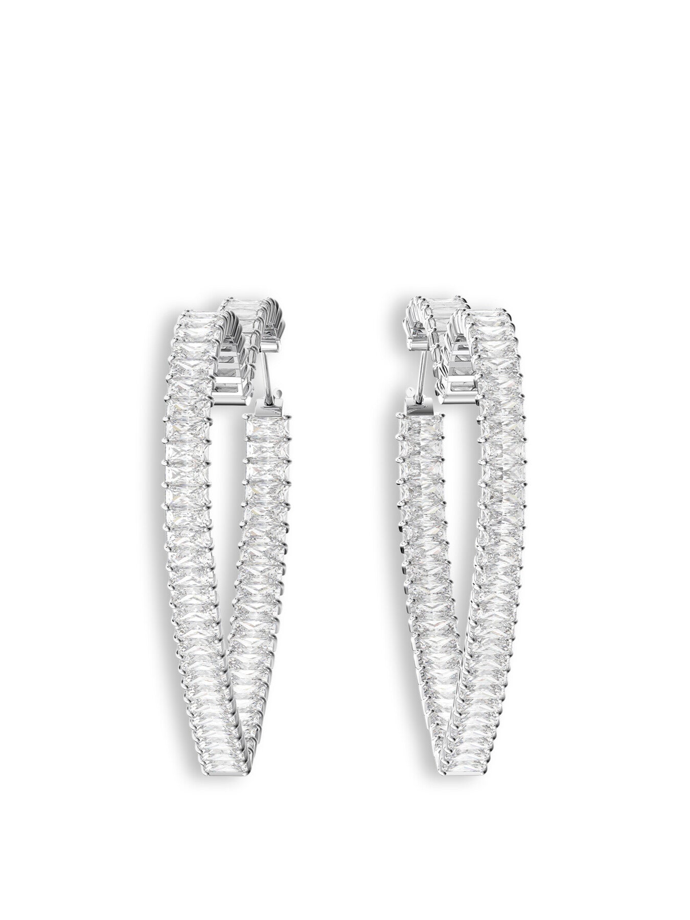 Matrix Large Heart Hoop Earrings