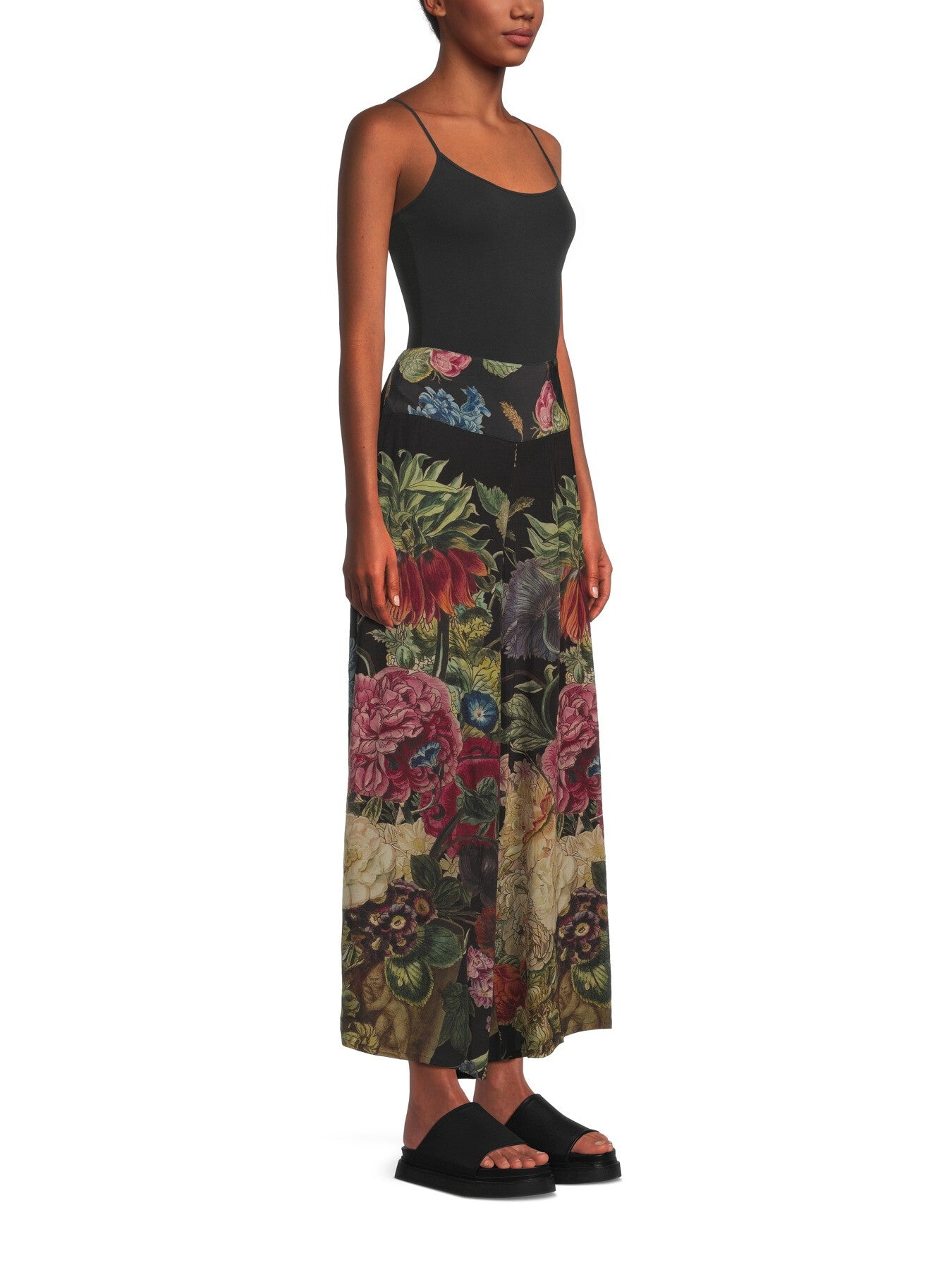 Crepe Palazzo Pants