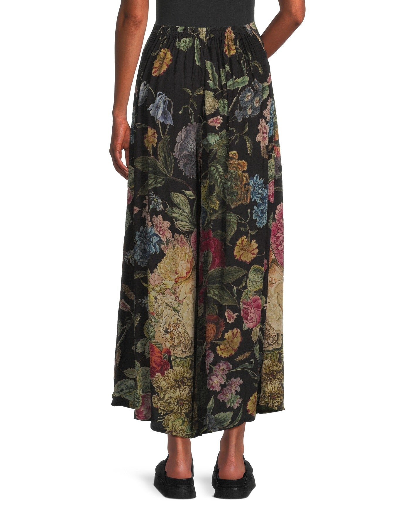 Crepe Palazzo Pants
