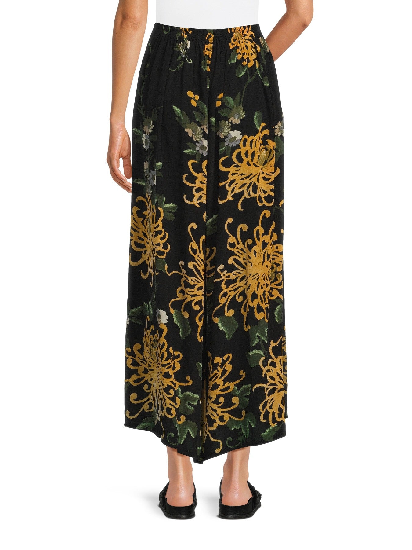 Crepe Palazzo Pants