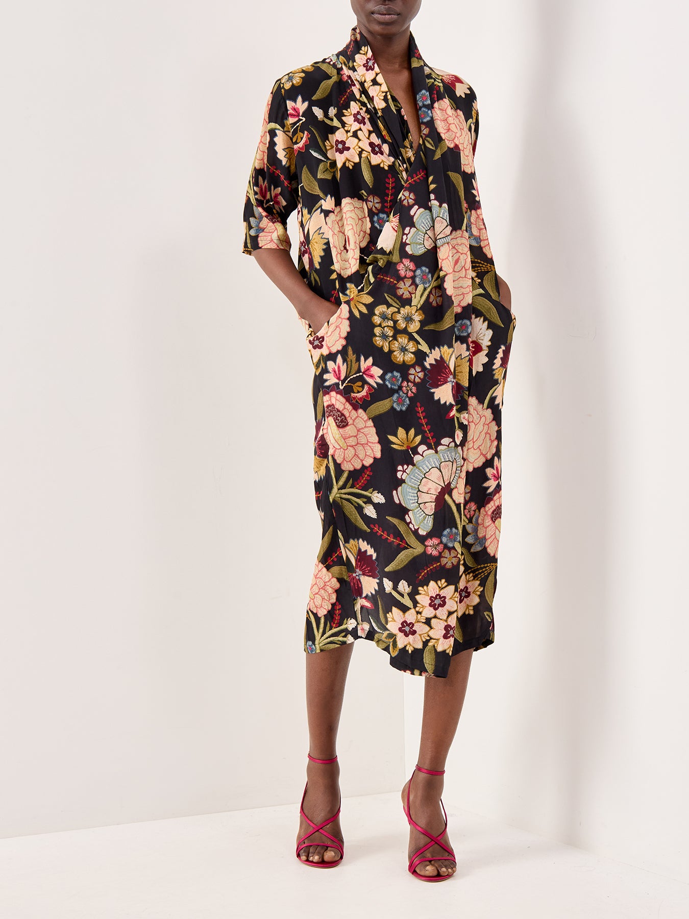 Rachel Dress   Dahlia Black