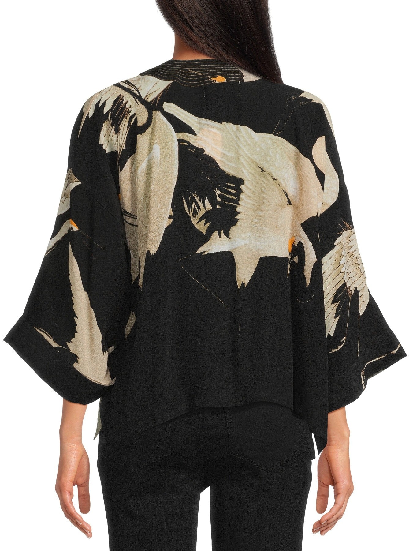 Crepe Kimono Jacket