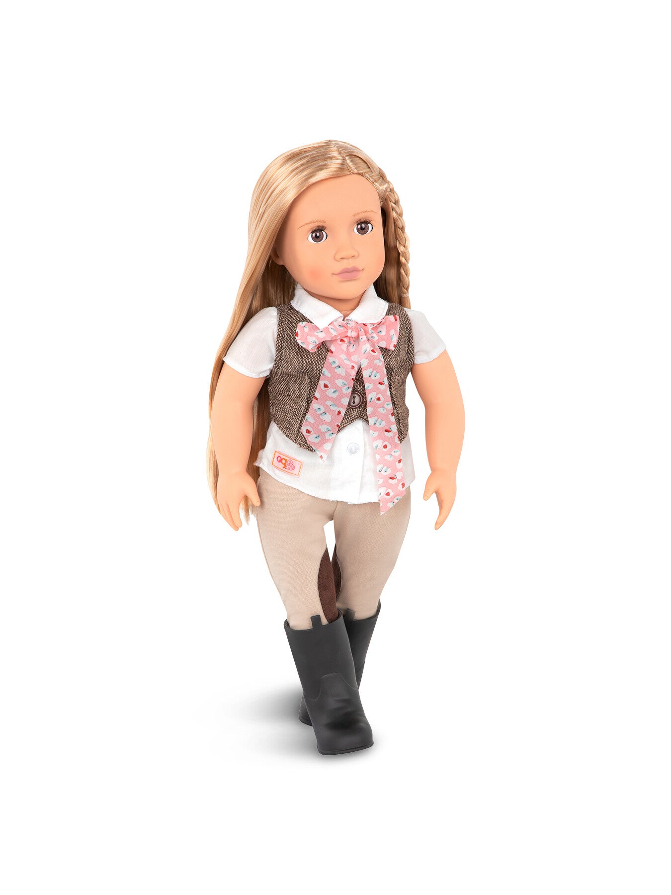 Riding Doll with Tweed Vest Leah
