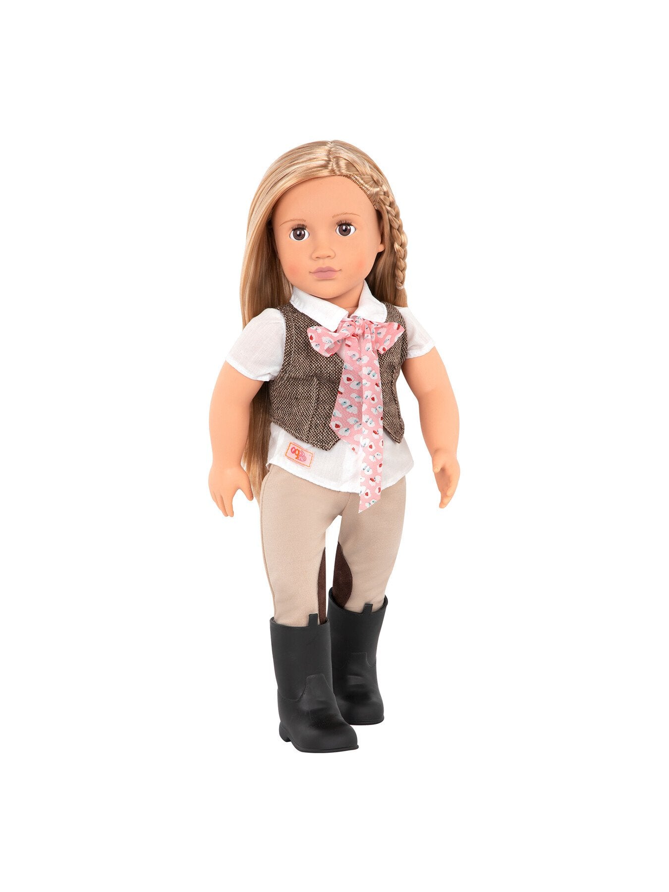 Riding Doll with Tweed Vest Leah