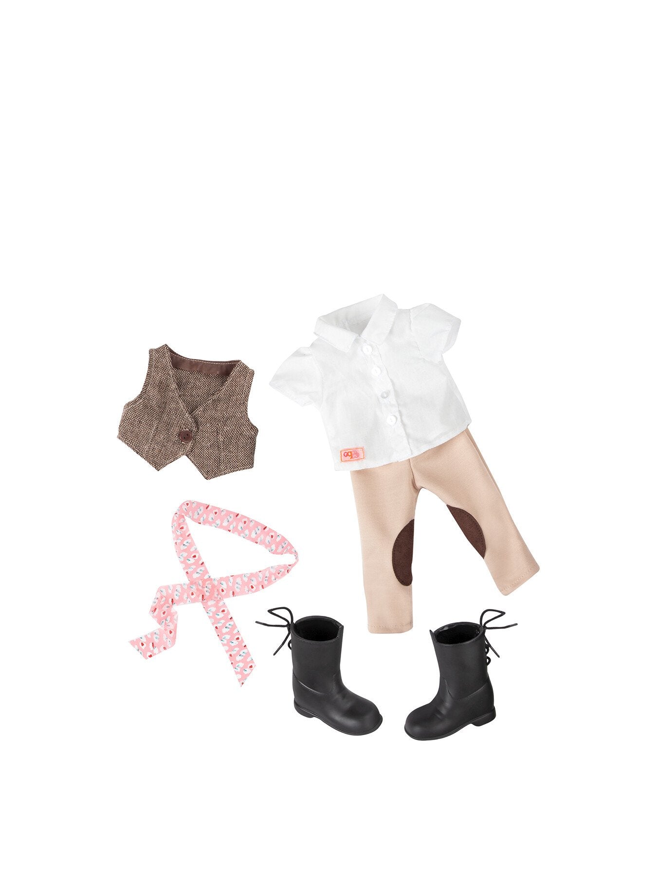 Riding Doll with Tweed Vest Leah