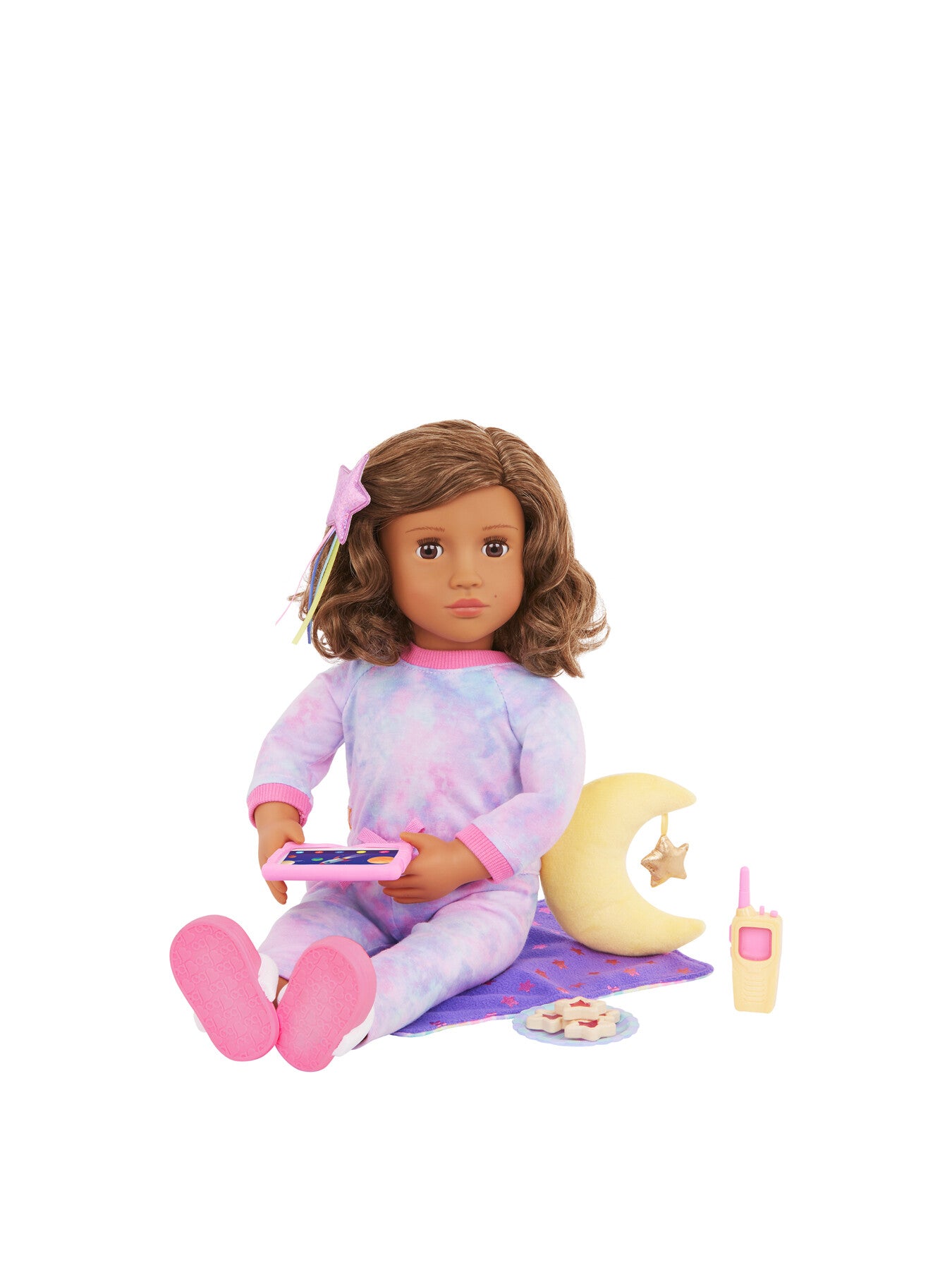 Deluxe Pyjama Doll with Book Luna