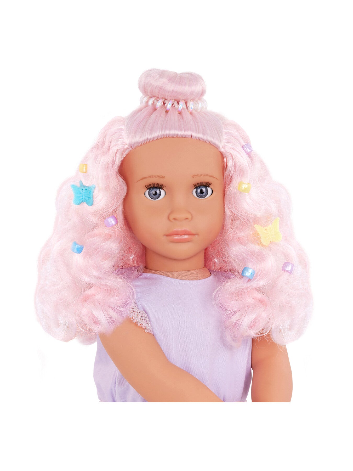 Hair Play Doll with Pet Foal Elara and Lumina