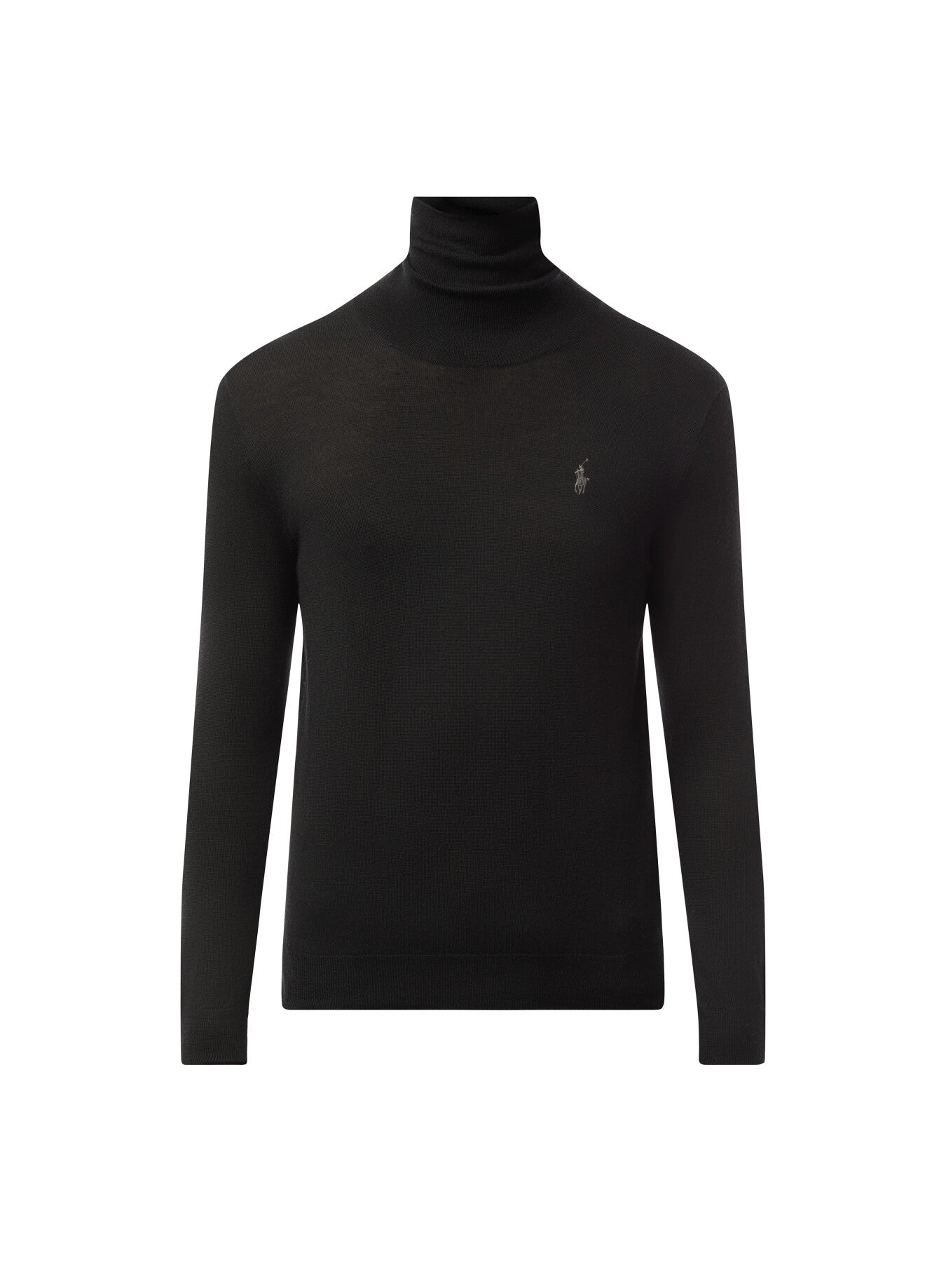 Washable Wool Turtleneck Sweater