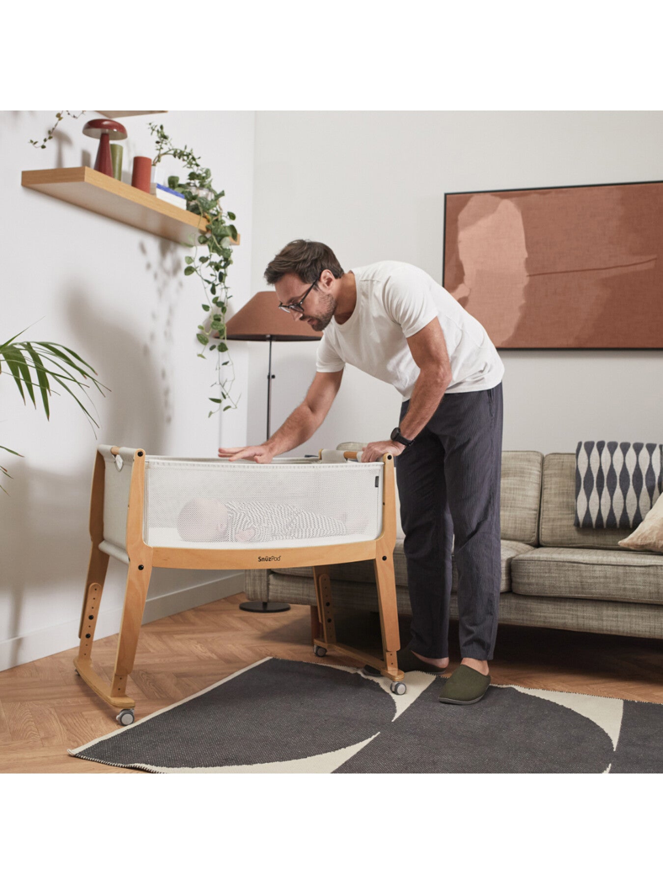 SnuzPod Studio Bedside Crib