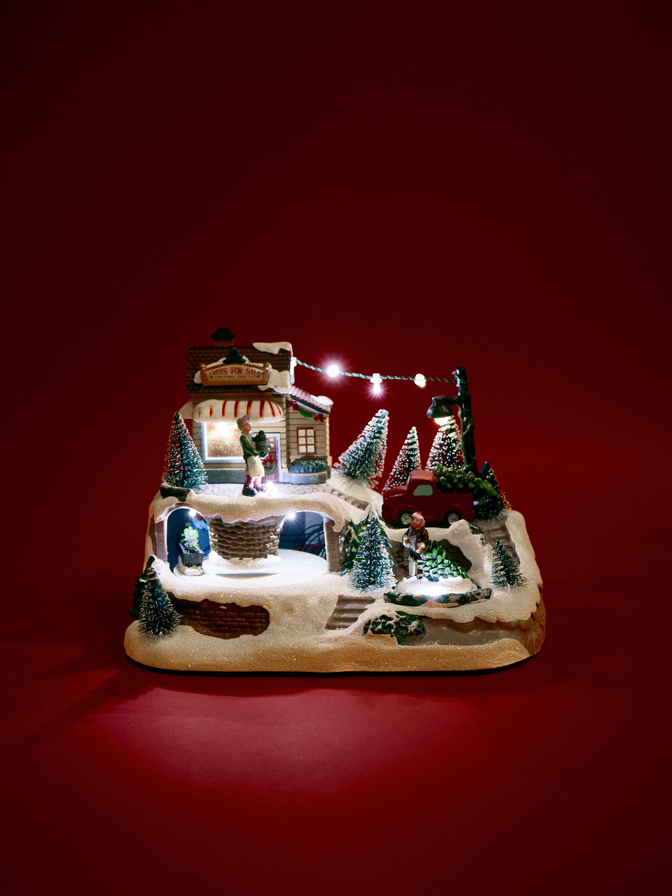 Mechanical Christmas Shop Scene