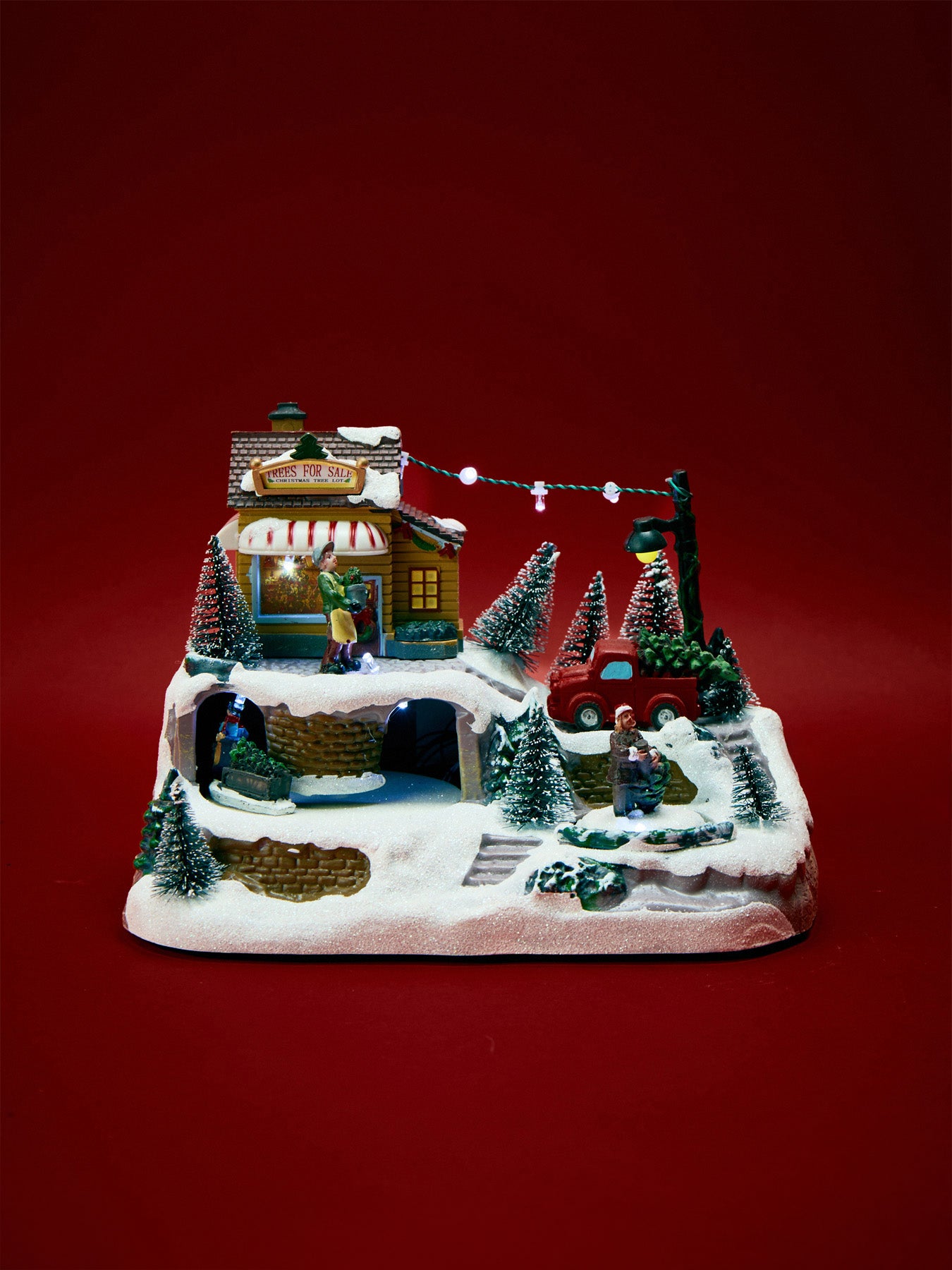 Mechanical Christmas Shop Scene