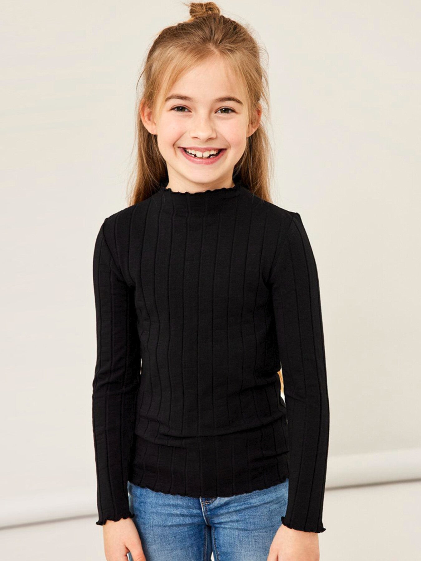 Long Sleeve High Neck Top