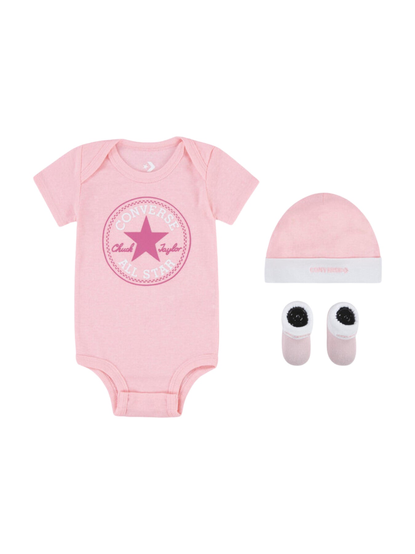 Baby Romper, Bonnet and Booties Set