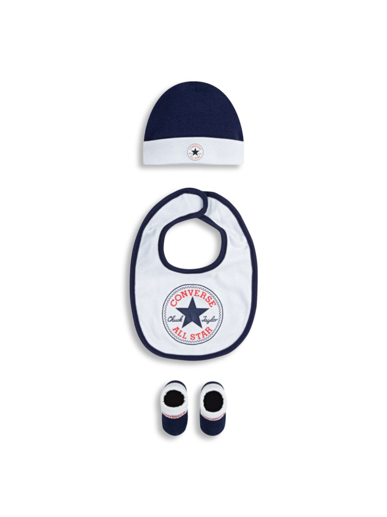 Infant Hat, Bib and Boot Set Navy