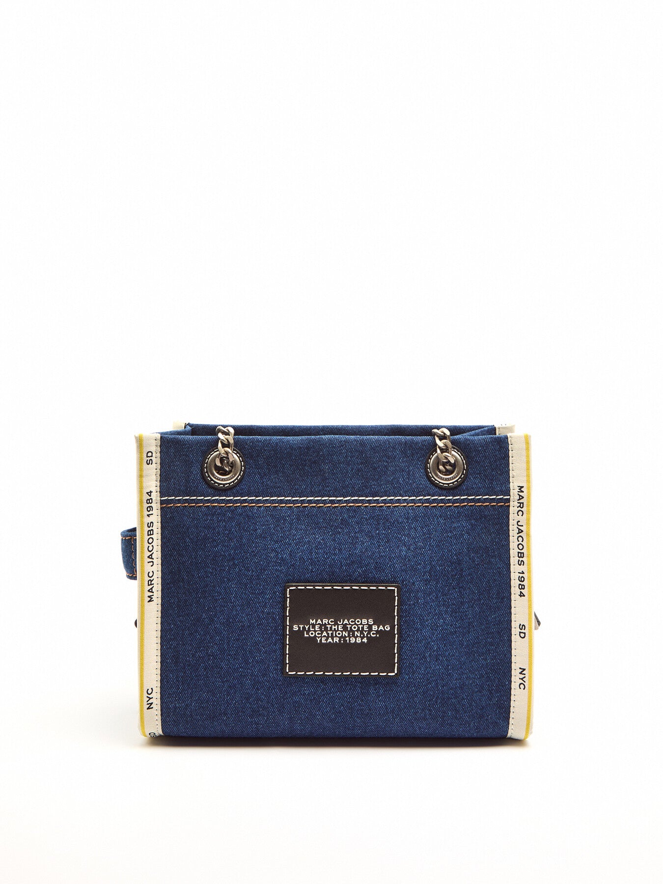 The Denim Chain Small Tote Bag