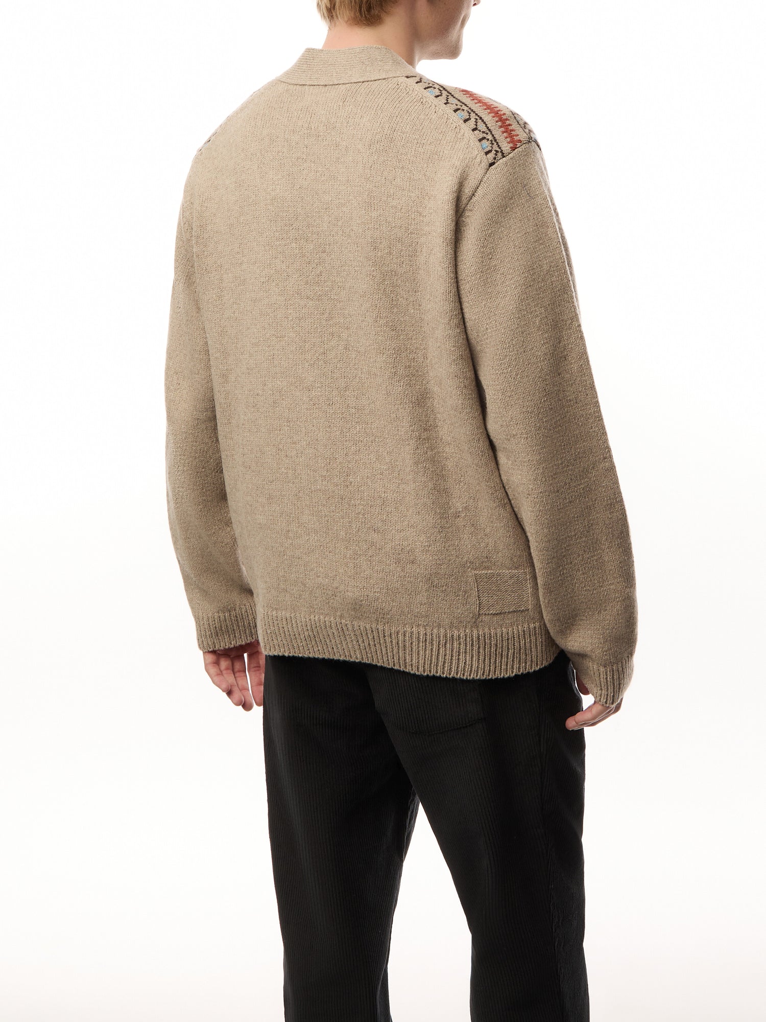 Langdale V Neck Wool Cardigan