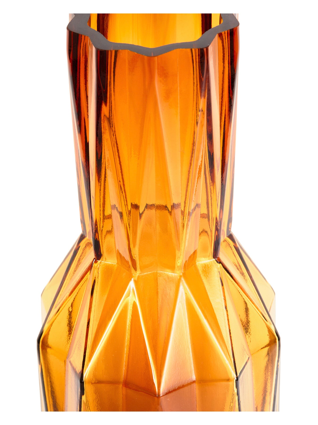 Glass Folds Vase - L