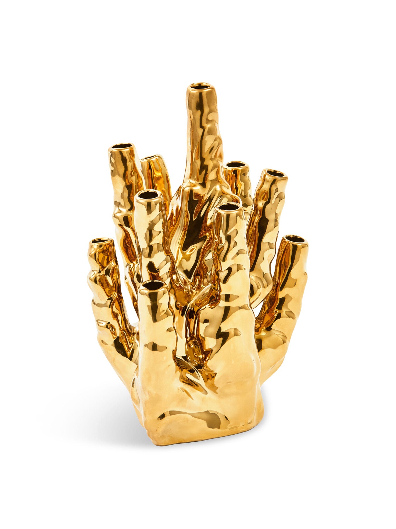 Coral Vase 10-tulips