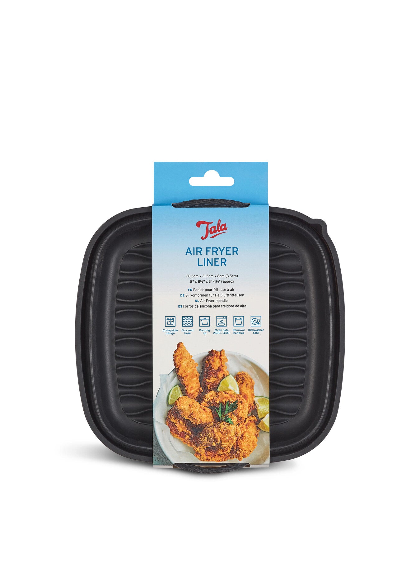 Square Collapsible Silicone Air Fryer Liner