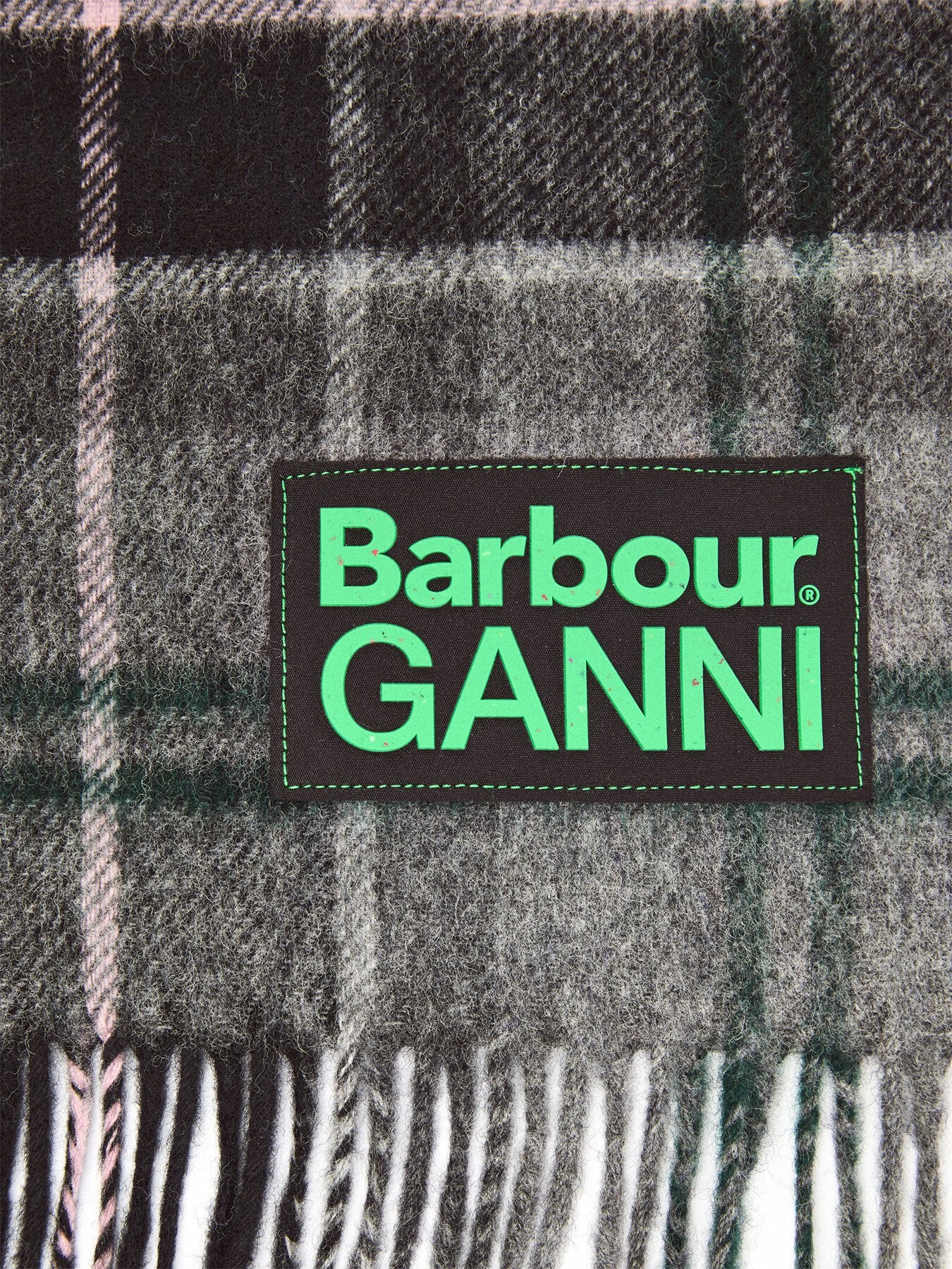 Barbour x GANNI Winter Tartan Scarf