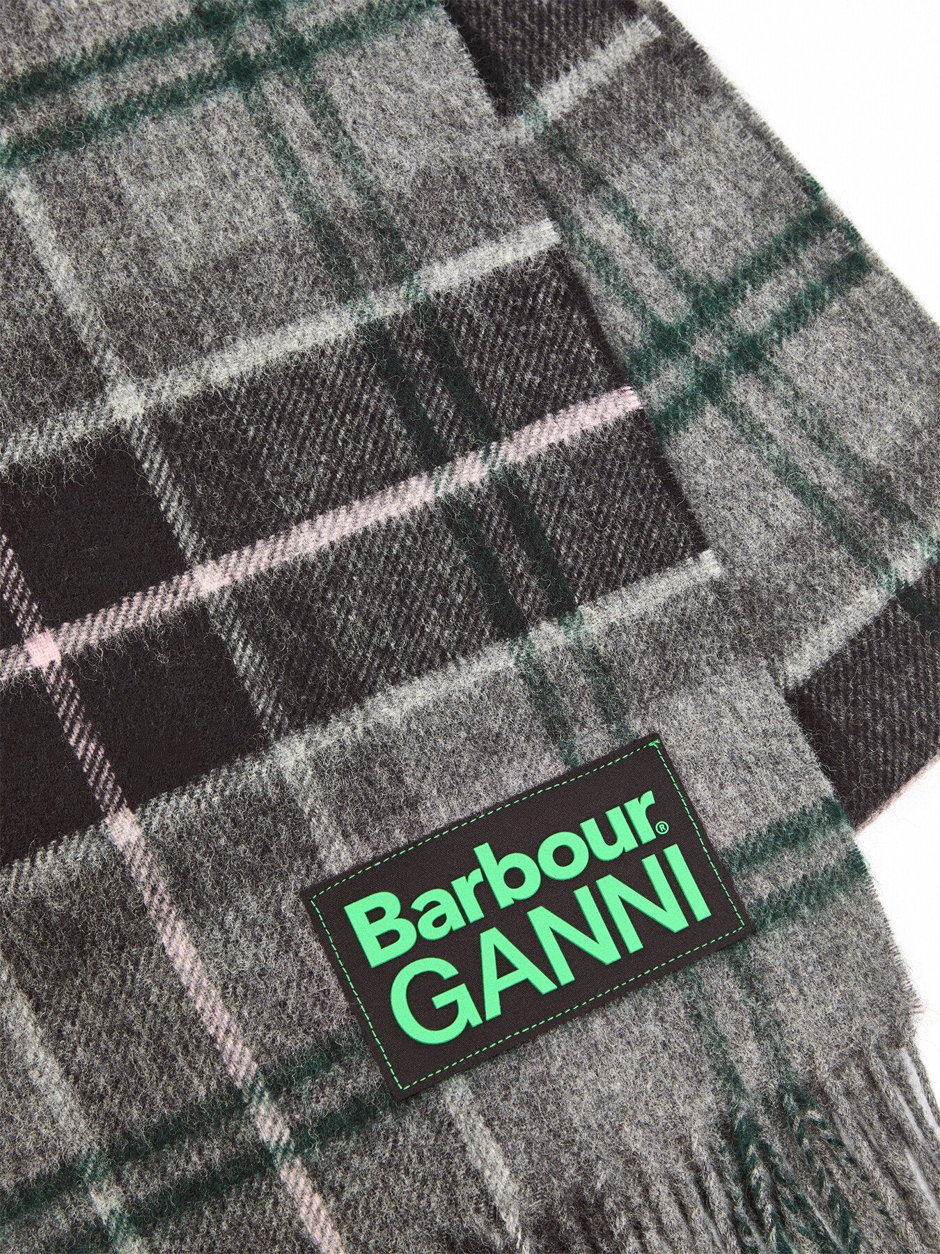 Barbour x GANNI Winter Tartan Scarf