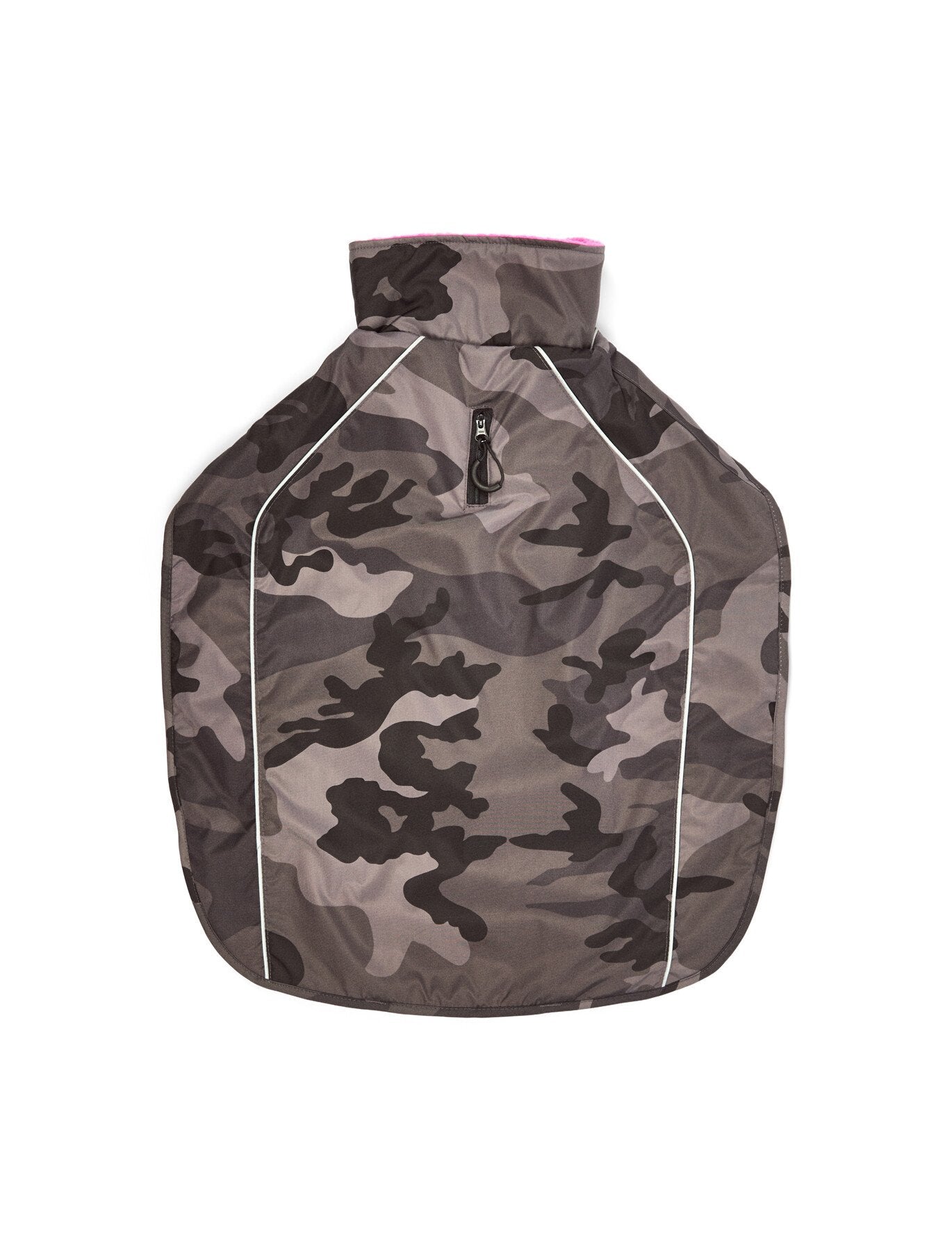 Waterproof Dog Robe Black Camouflage Pink