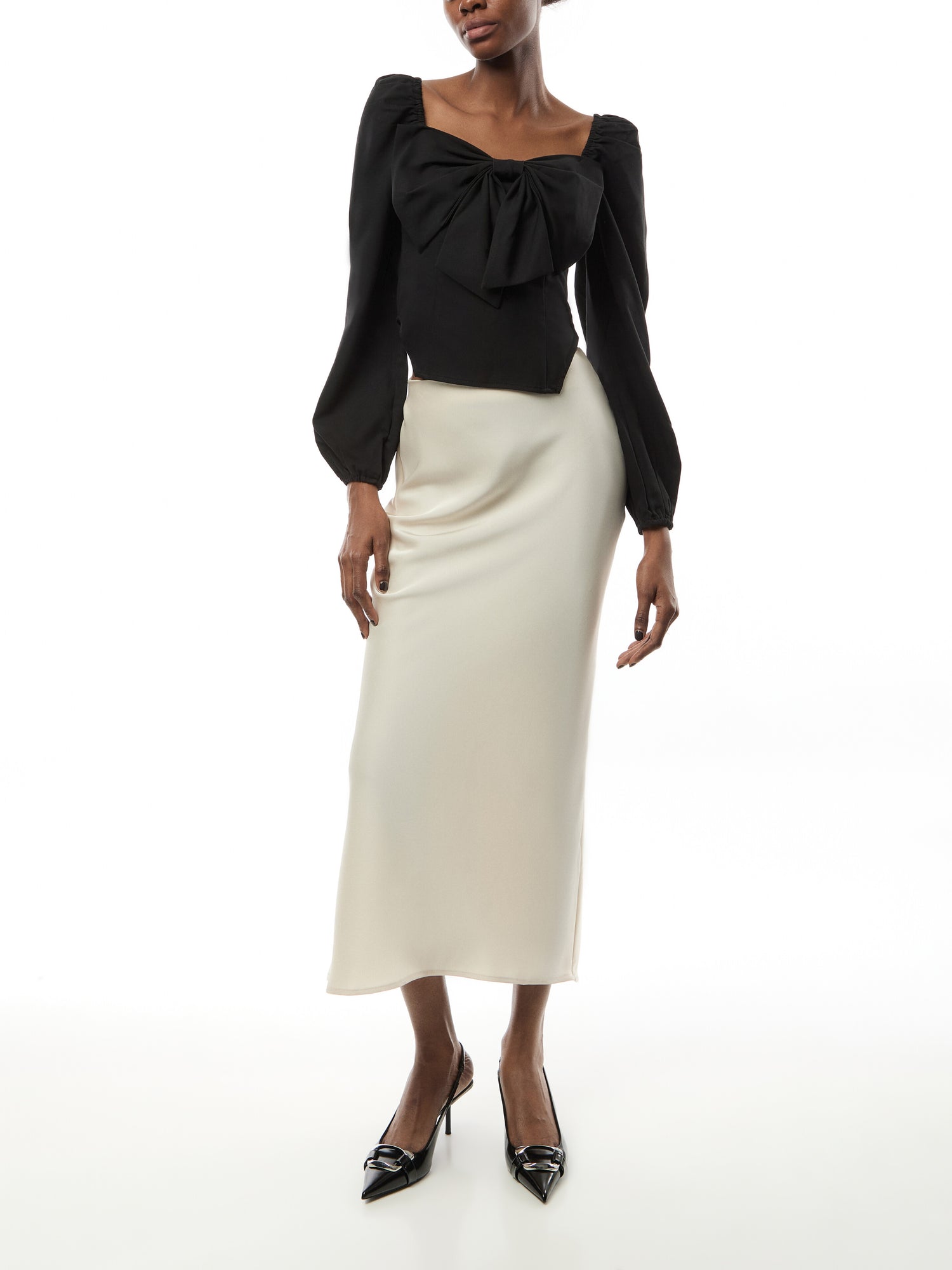 Jemima Exagerated Bow Top