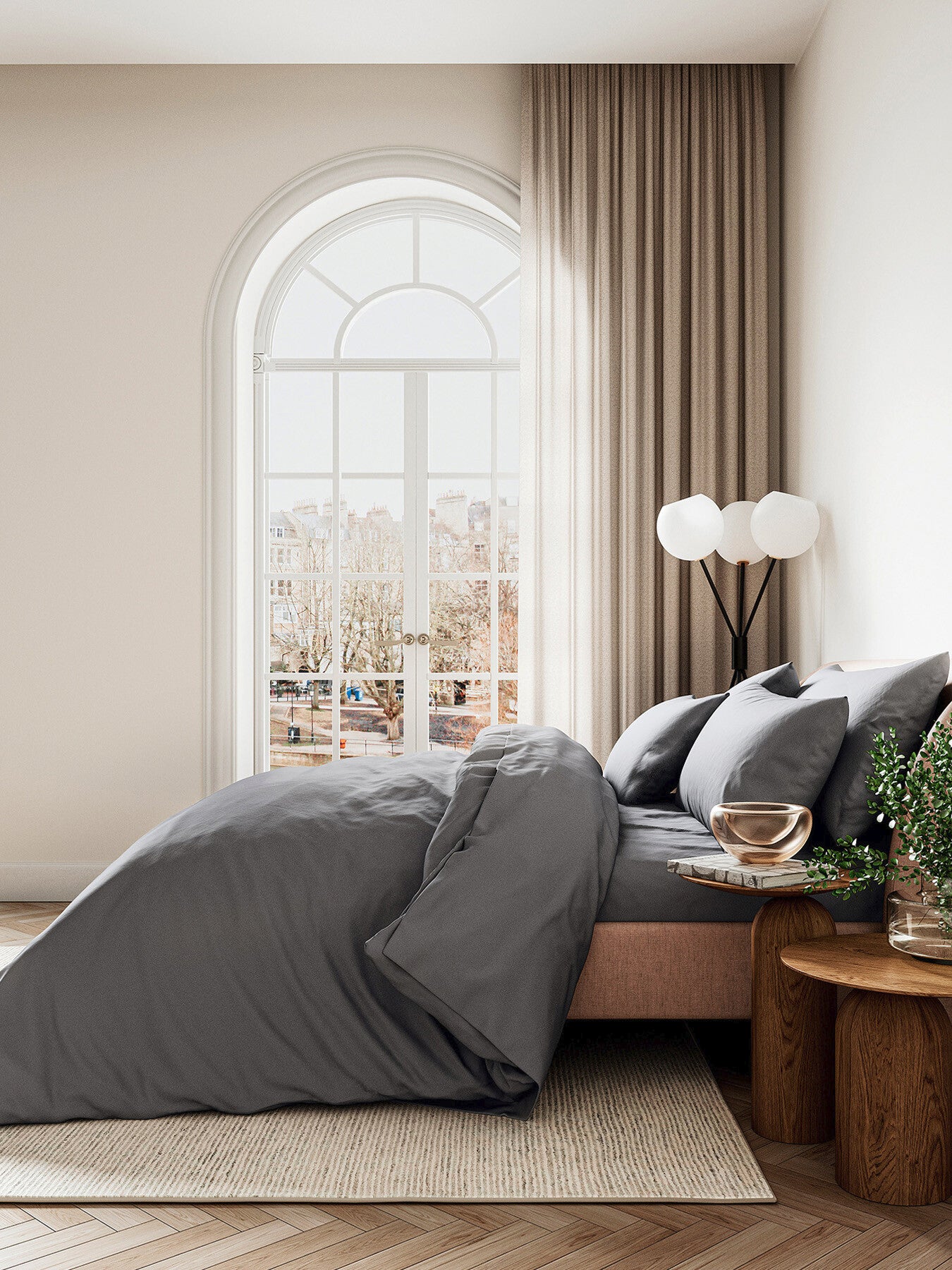 Bob 400Tc Sateen Plain Dye Cover Set