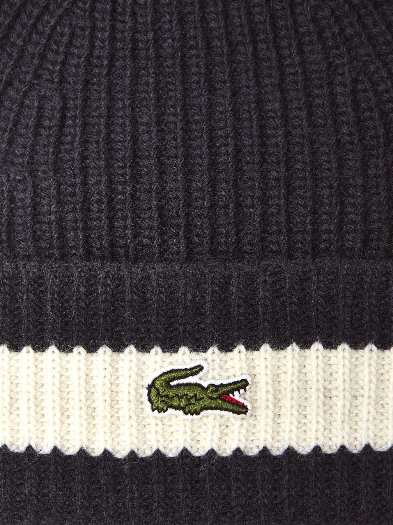 Ribbed Carded Wool Beanie Hat