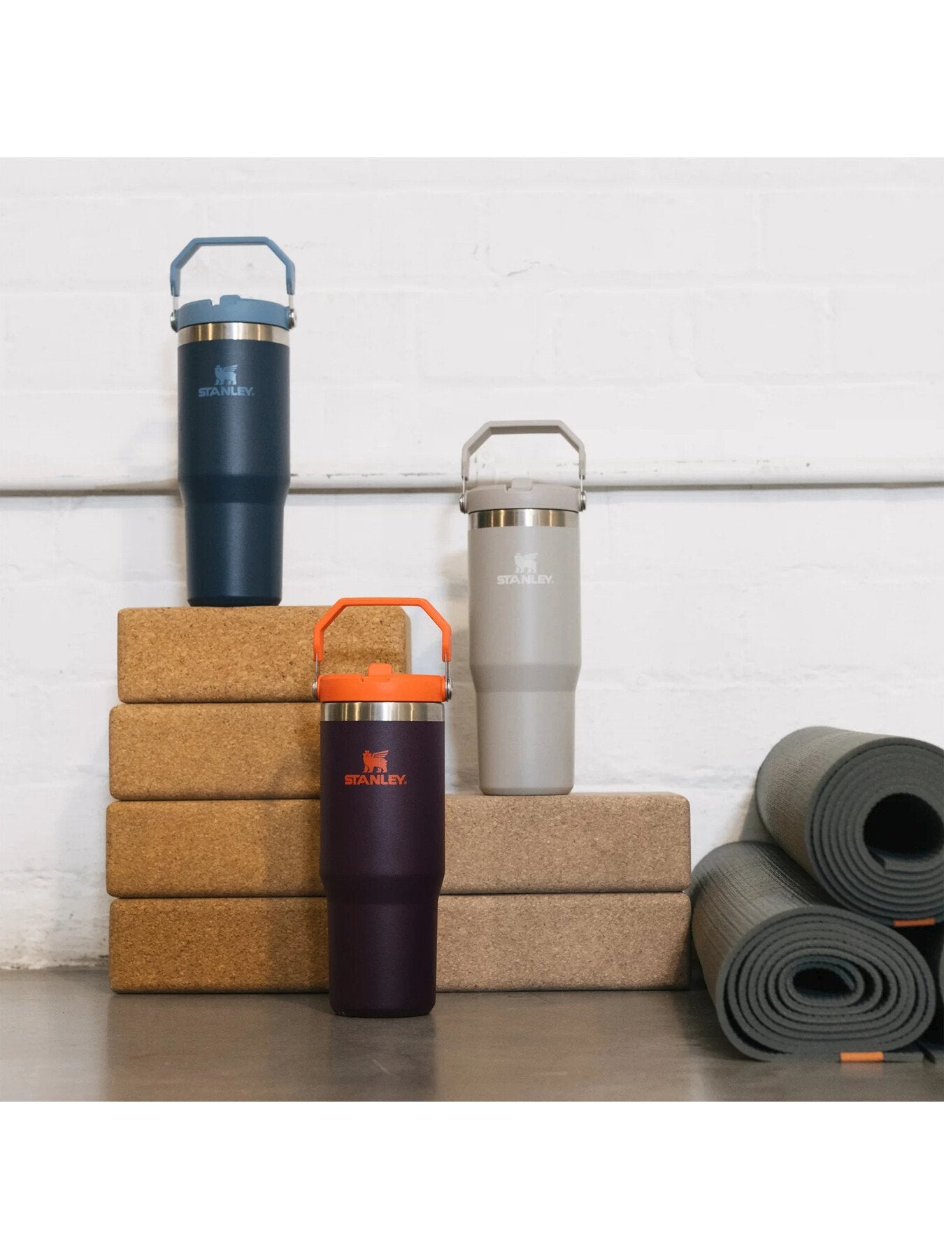 The IceFlow Flip Straw Tumbler