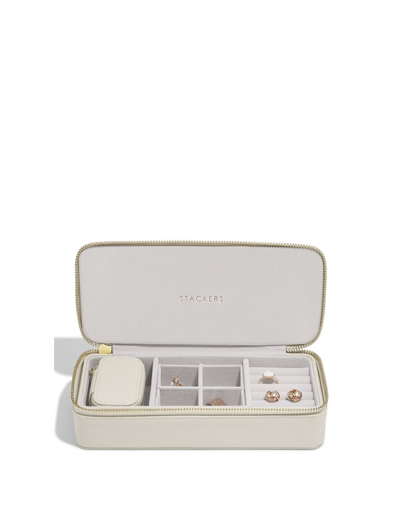 Large Zipped Jewellery Box with Petite