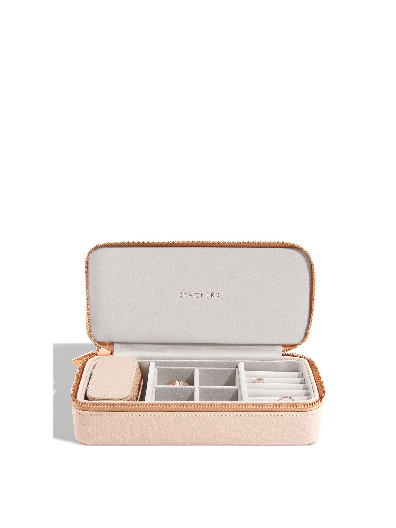 Large Zipped Jewellery Box with Petite