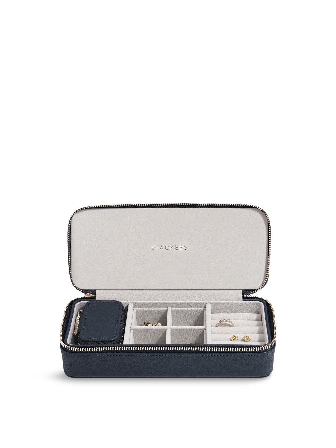 Large Zipped Jewellery Box with Petite